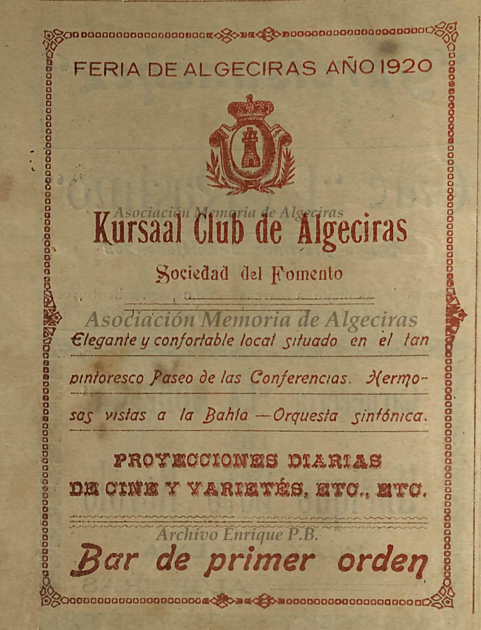 La exposición 'Los primeros 100 años de la Feria de Algeciras', en imágenes