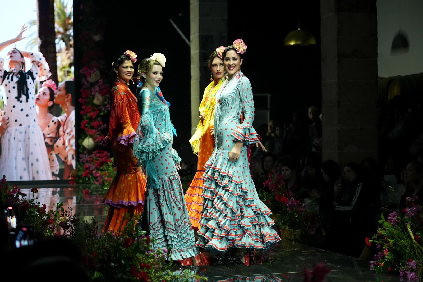 Desfile de Delia Flamenca Pol Núñez en la Pasarela Flamenca Tío Pepe Jerez 2024