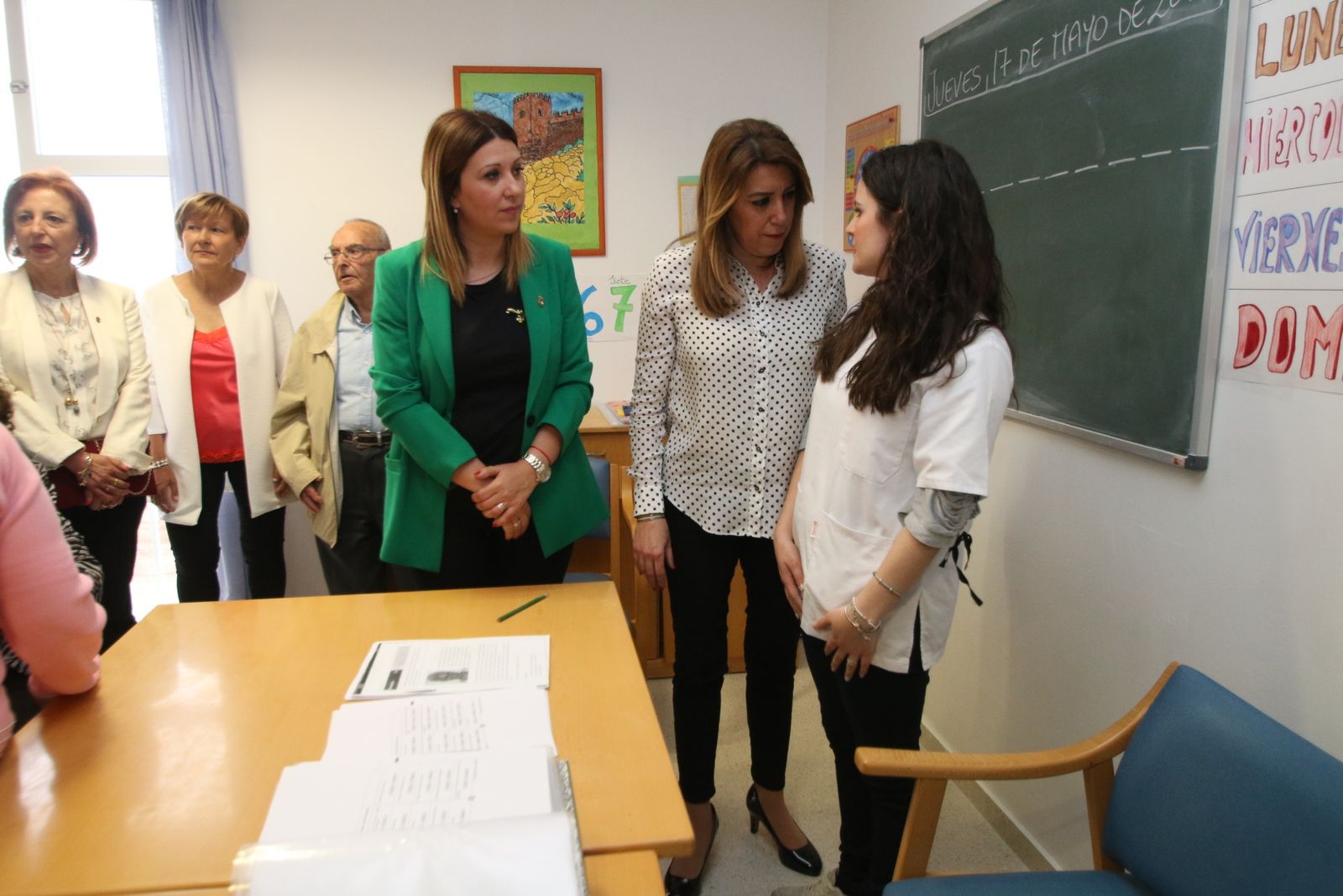 Las imágenes de la visita de Susana Díaz a Almería