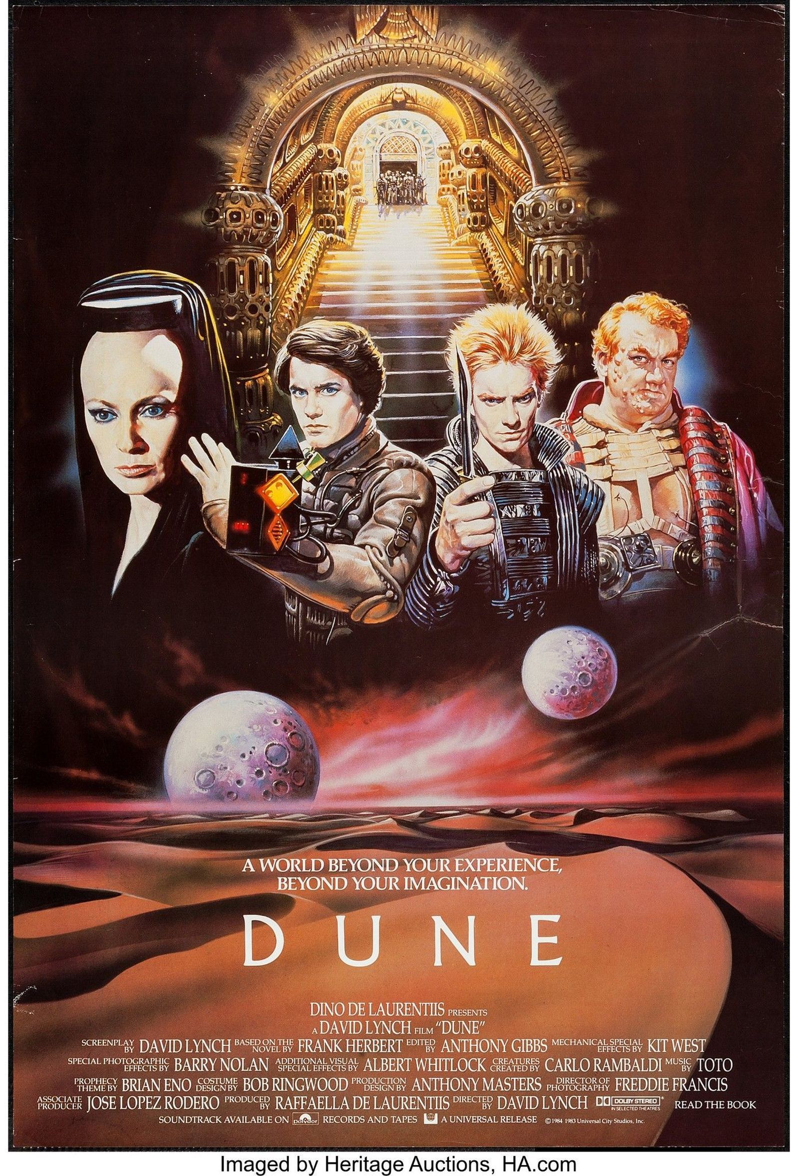 Póster de la película 'Dune' de David Lynch