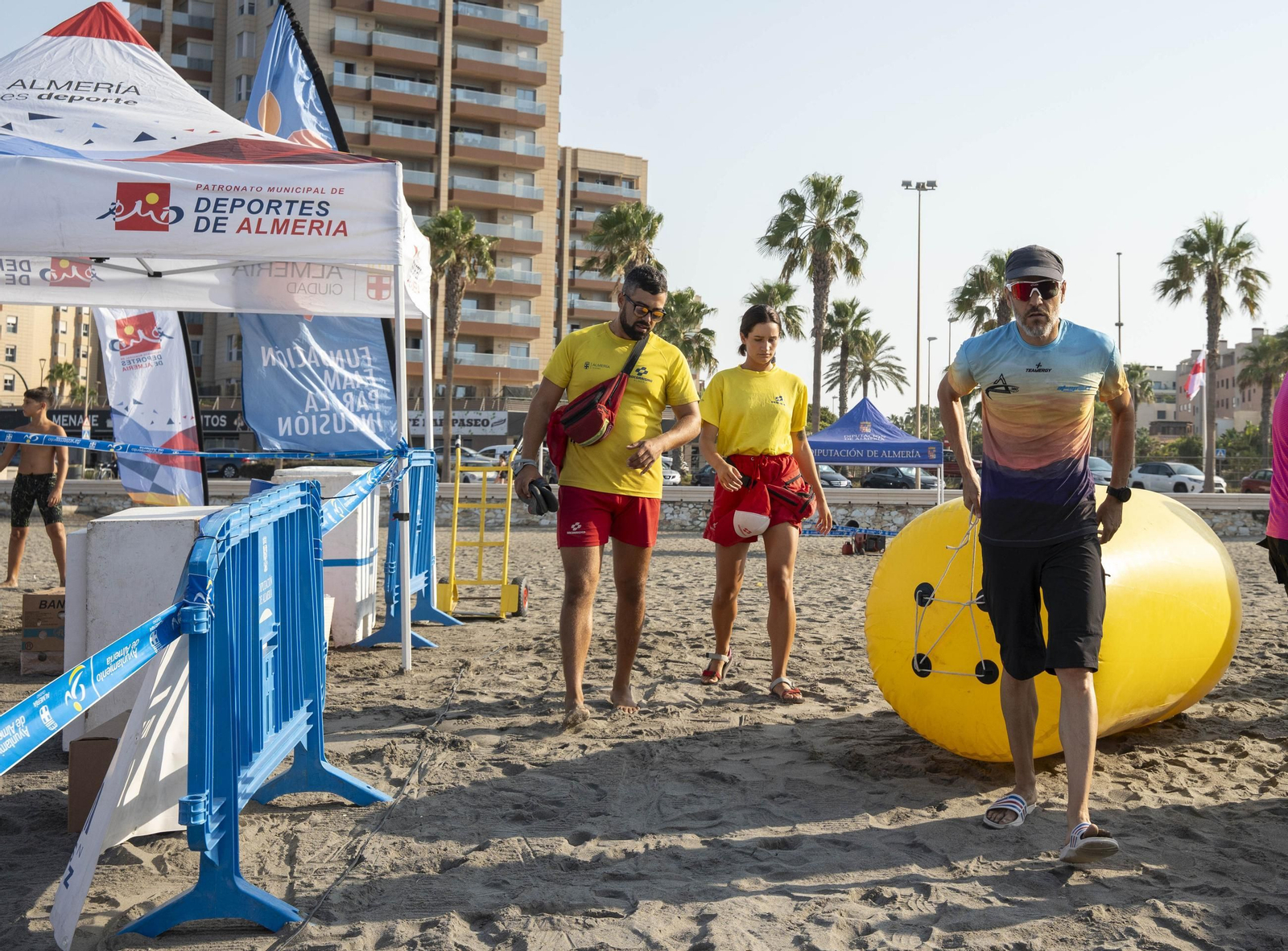 Travesía a nado Carlos Tejada de Almería