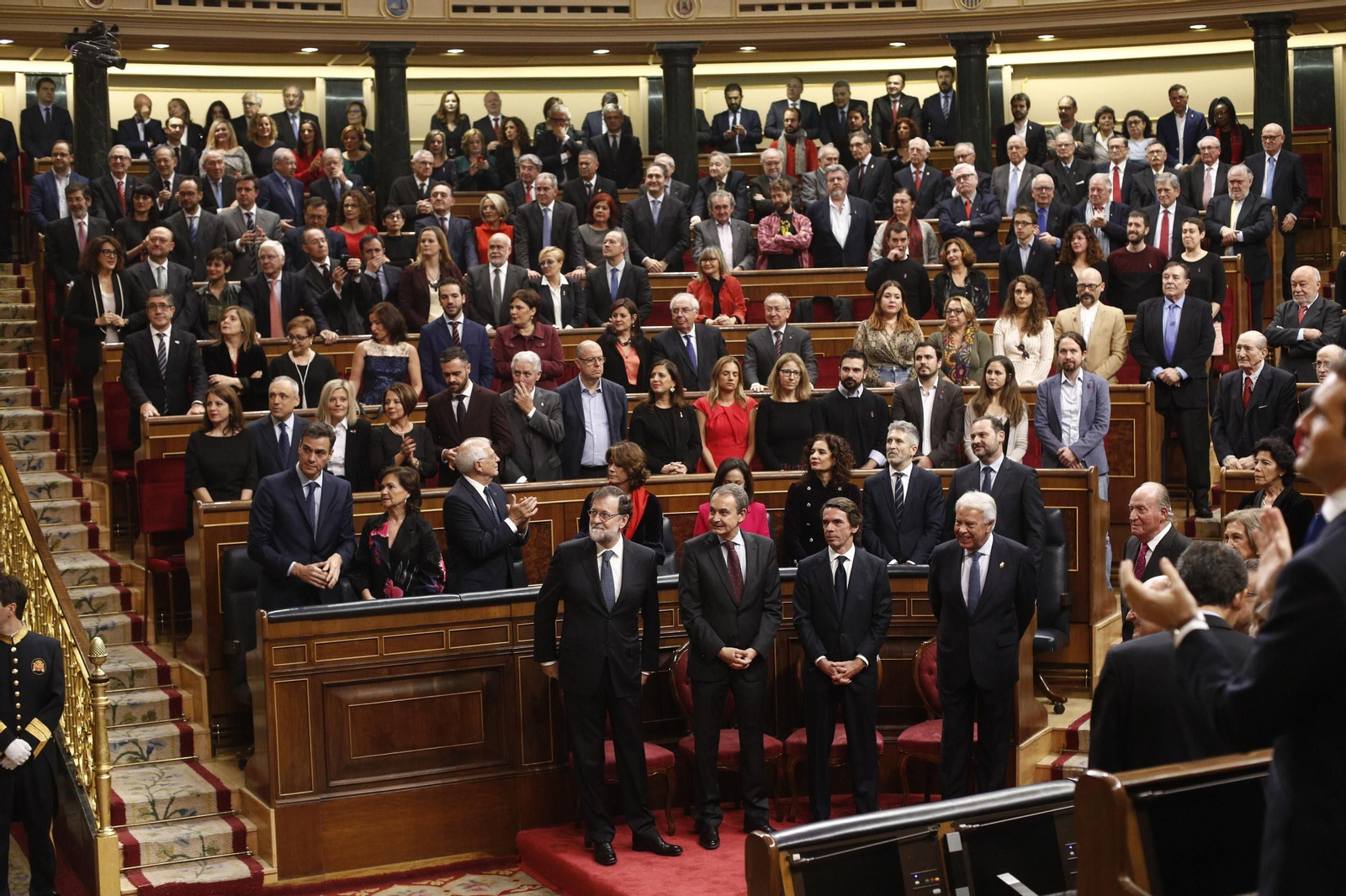 Las imágenes del acto de conmemoración de los 40 años de Constitución