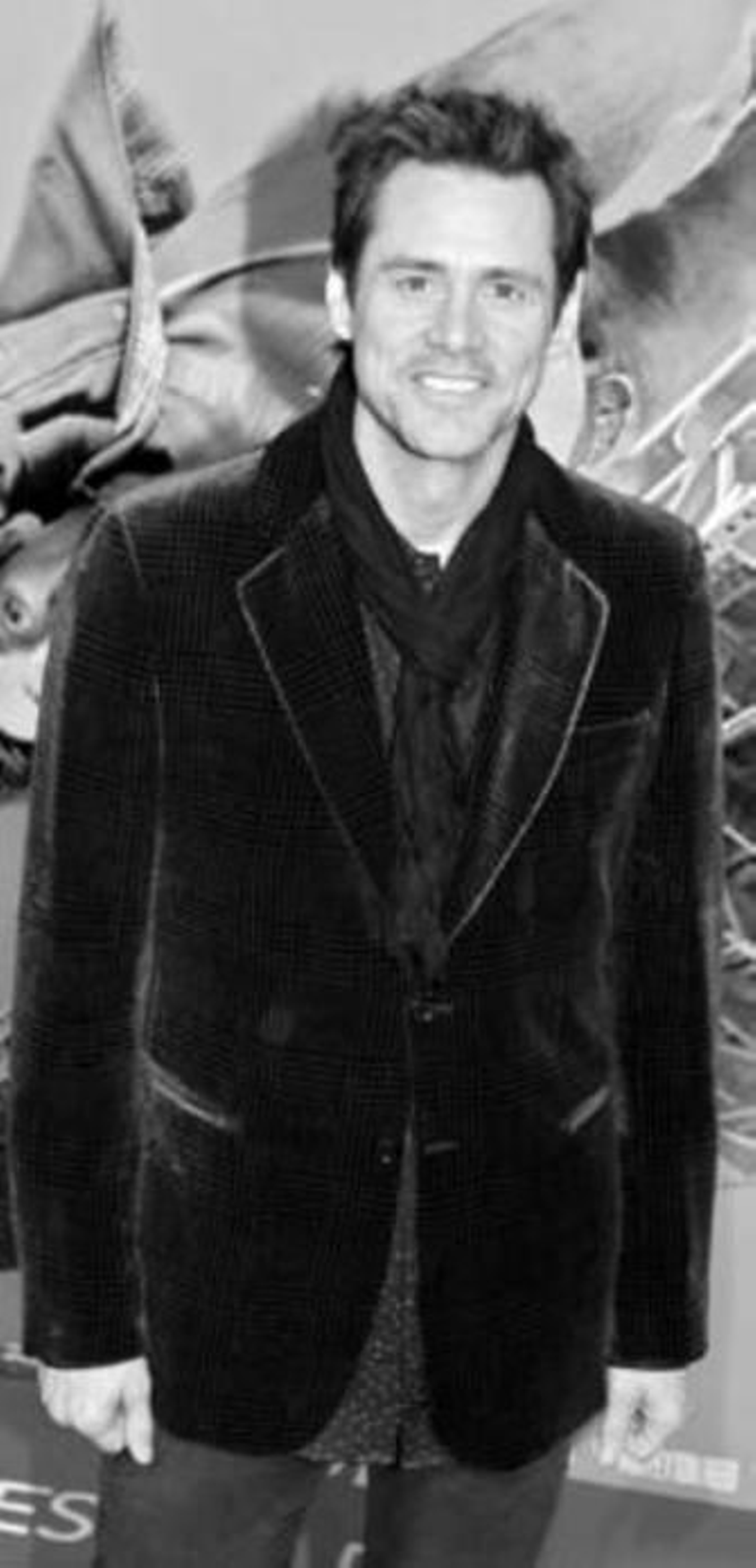 Carrey, durante su comparecencia en Madrid.