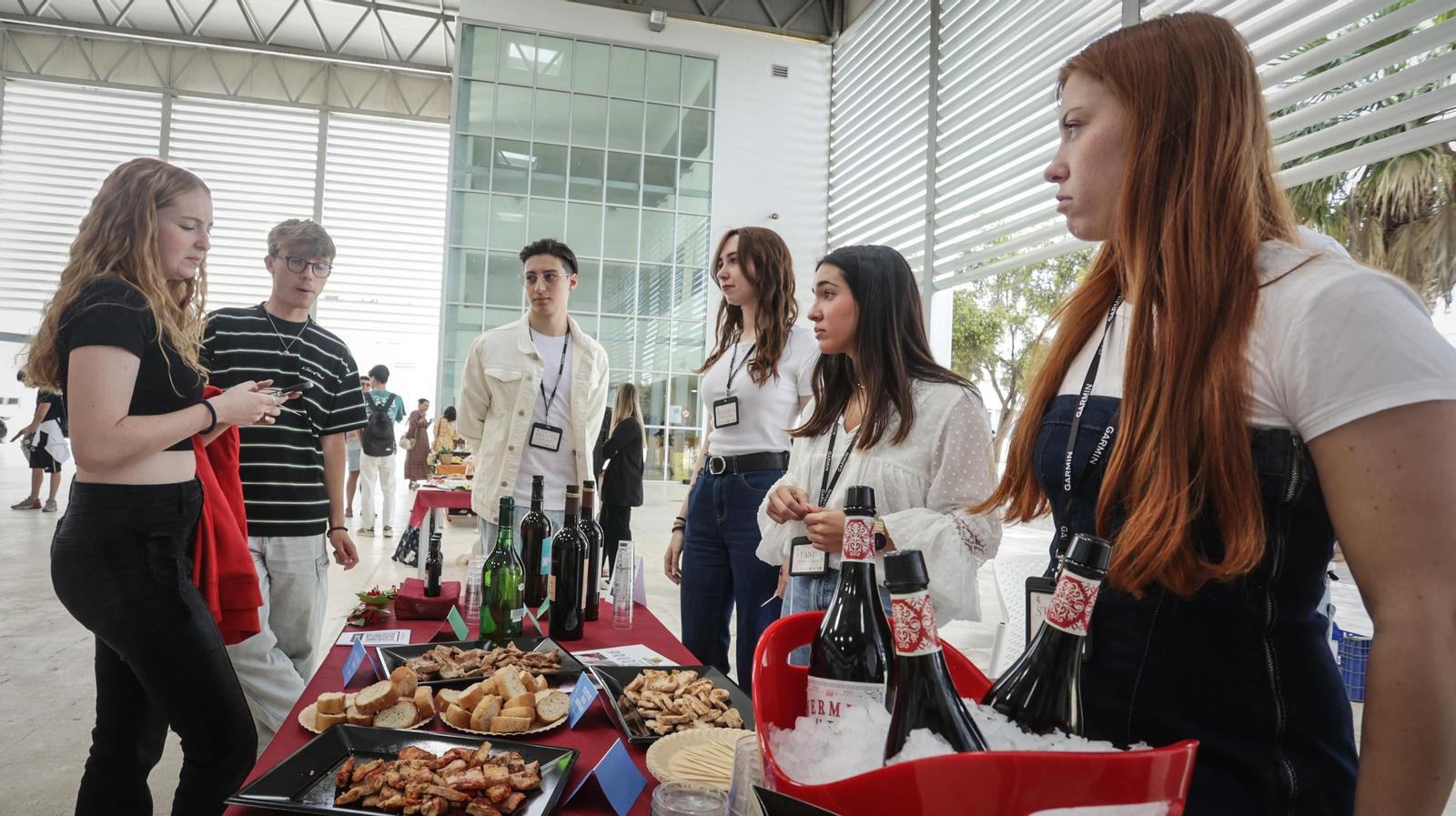 Imágenes de la feria gastronómica en el Campus de Jerez