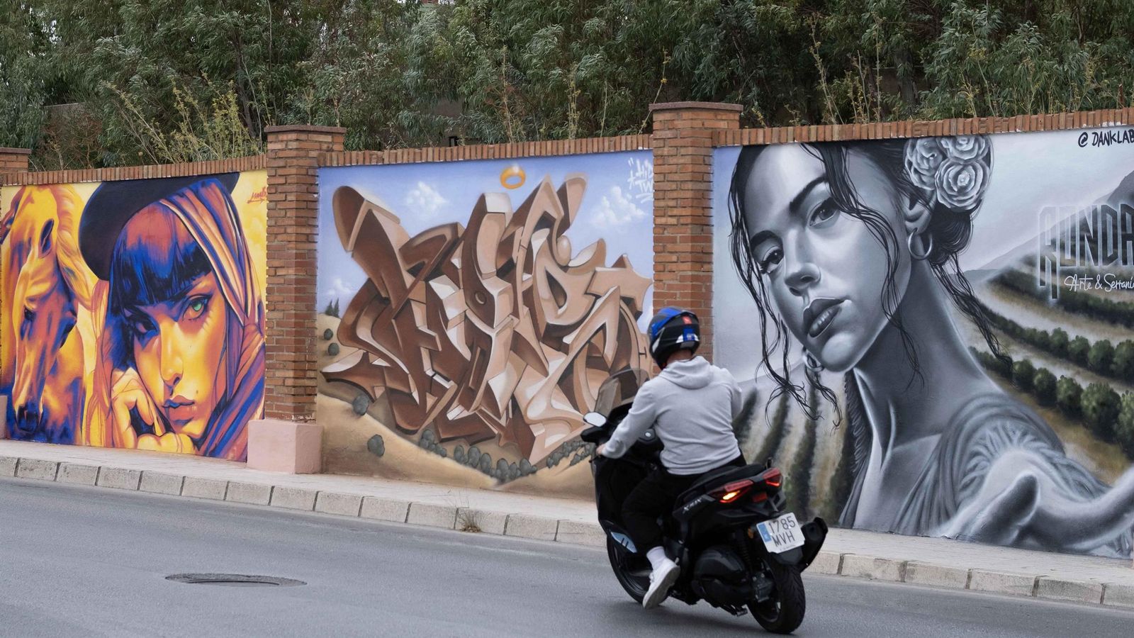 Grupo de obras creadas durante el encuentro de la liga nacional