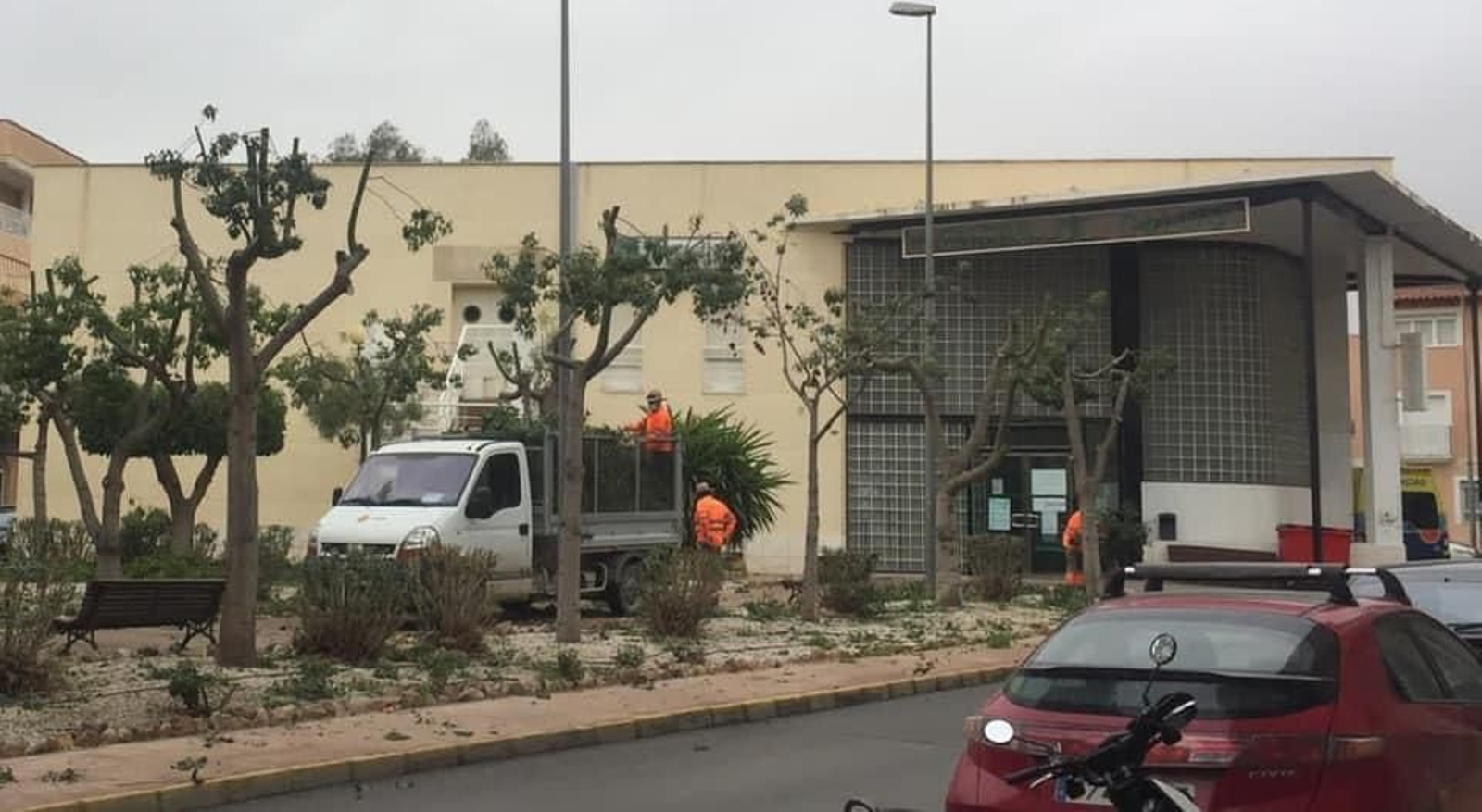 El centro de Salud de Cuevas del Almanzora.