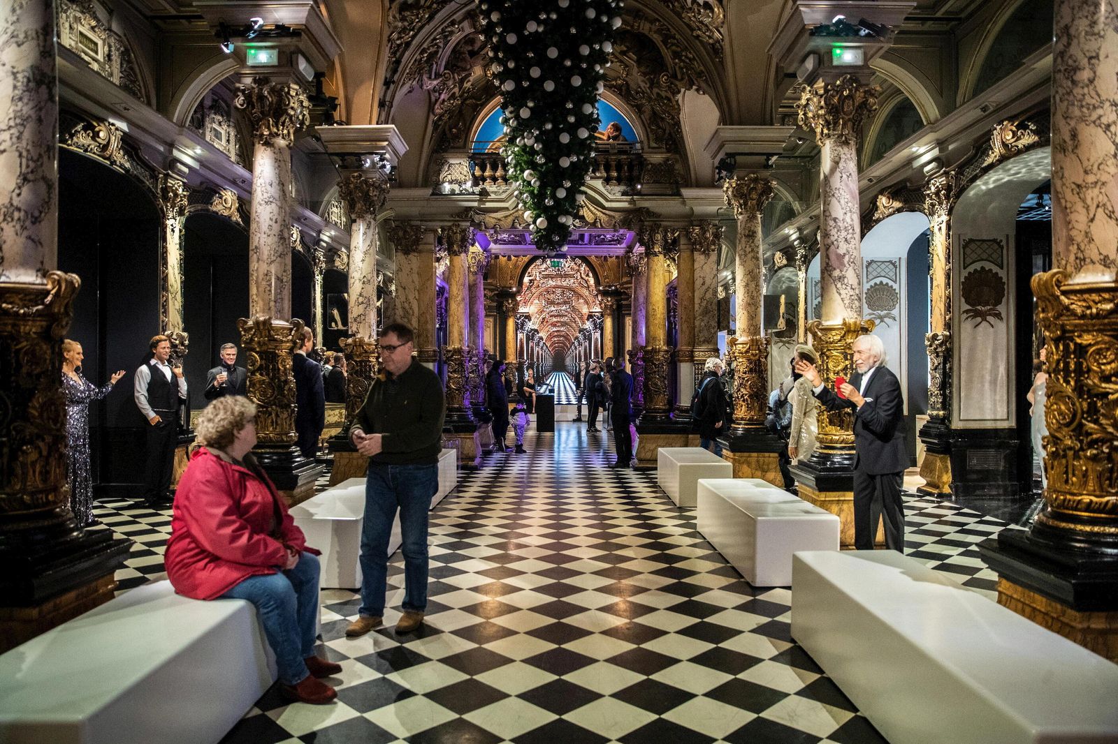 Una sala del Museo de Cera de París, fundado en 1882