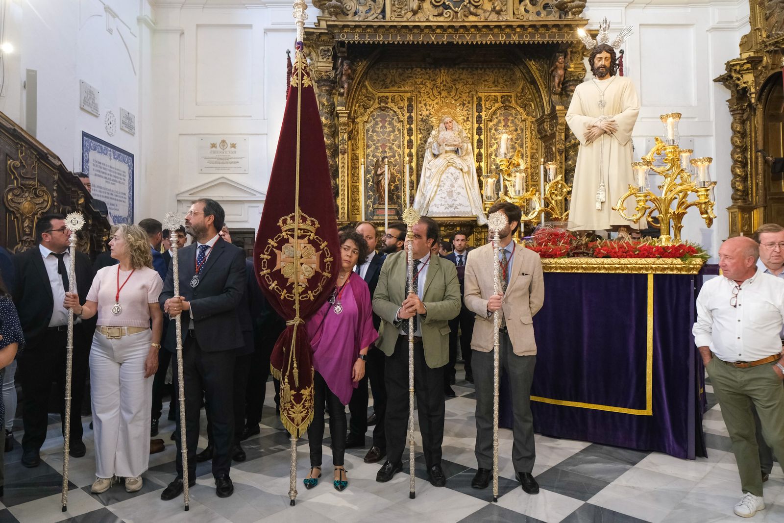 Traslado titulares Hdad. del Carmen a la Iglesia de los Terceros