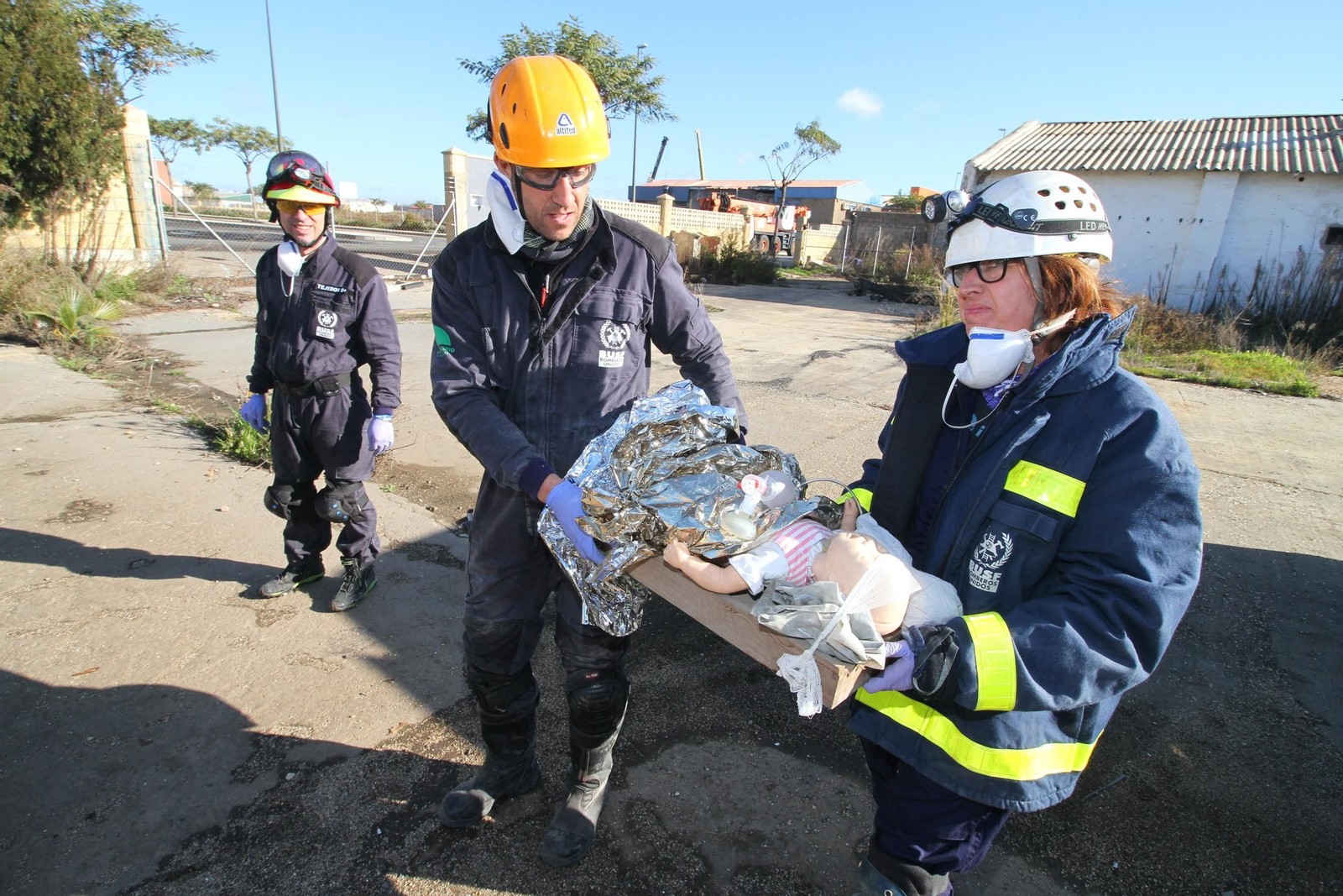 Imágenes del curso Asistencia Sanitaria en Catástrofes de Bomberos Unidos Sin Fronteras