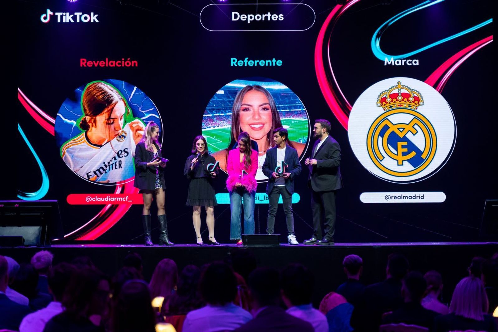 Las imágenes de la gala de entrega de los Premios TikTok