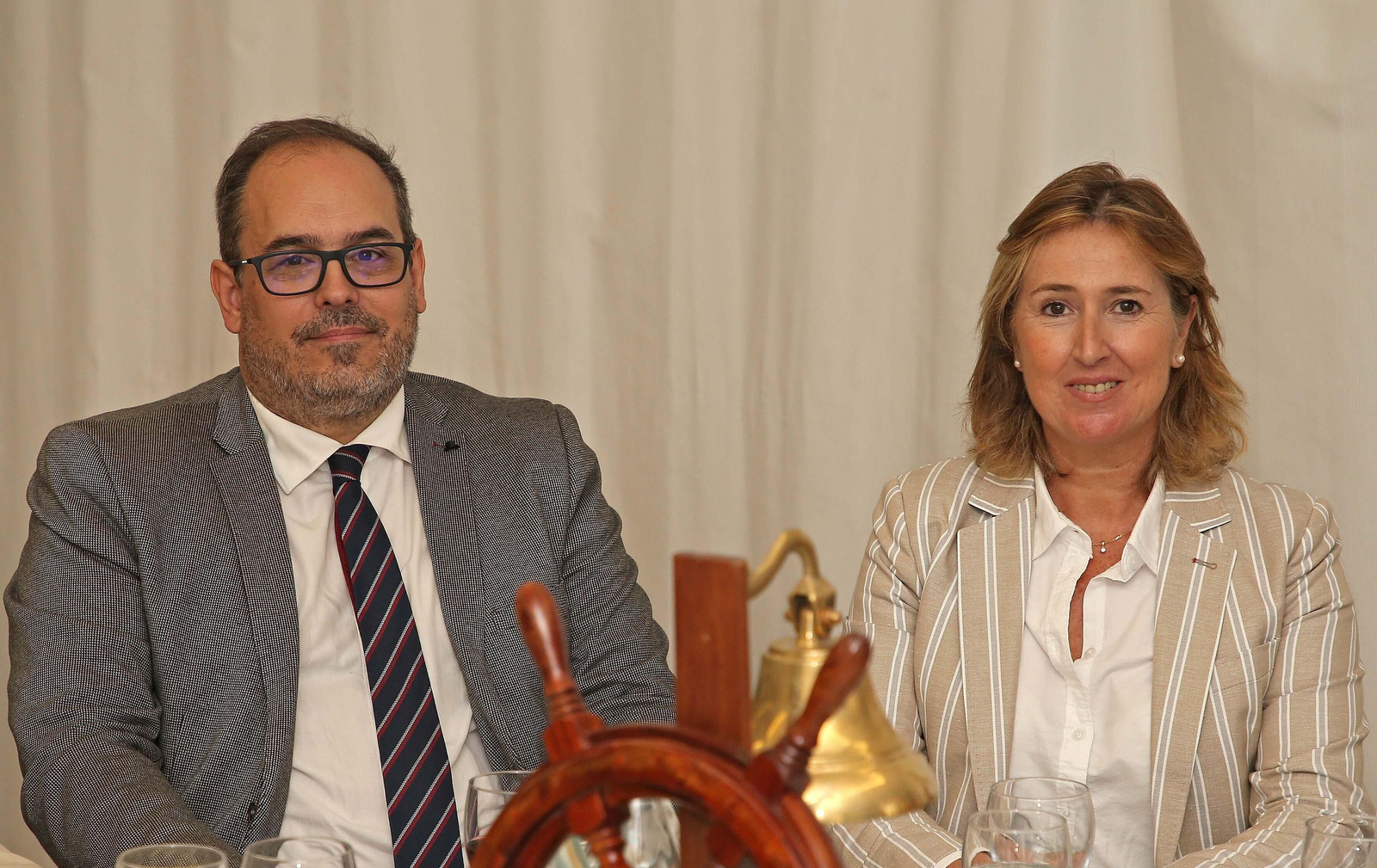 La conferencia del comisionado para el Corredor Atlántico en el Propeller Club Algeciras, en imágenes