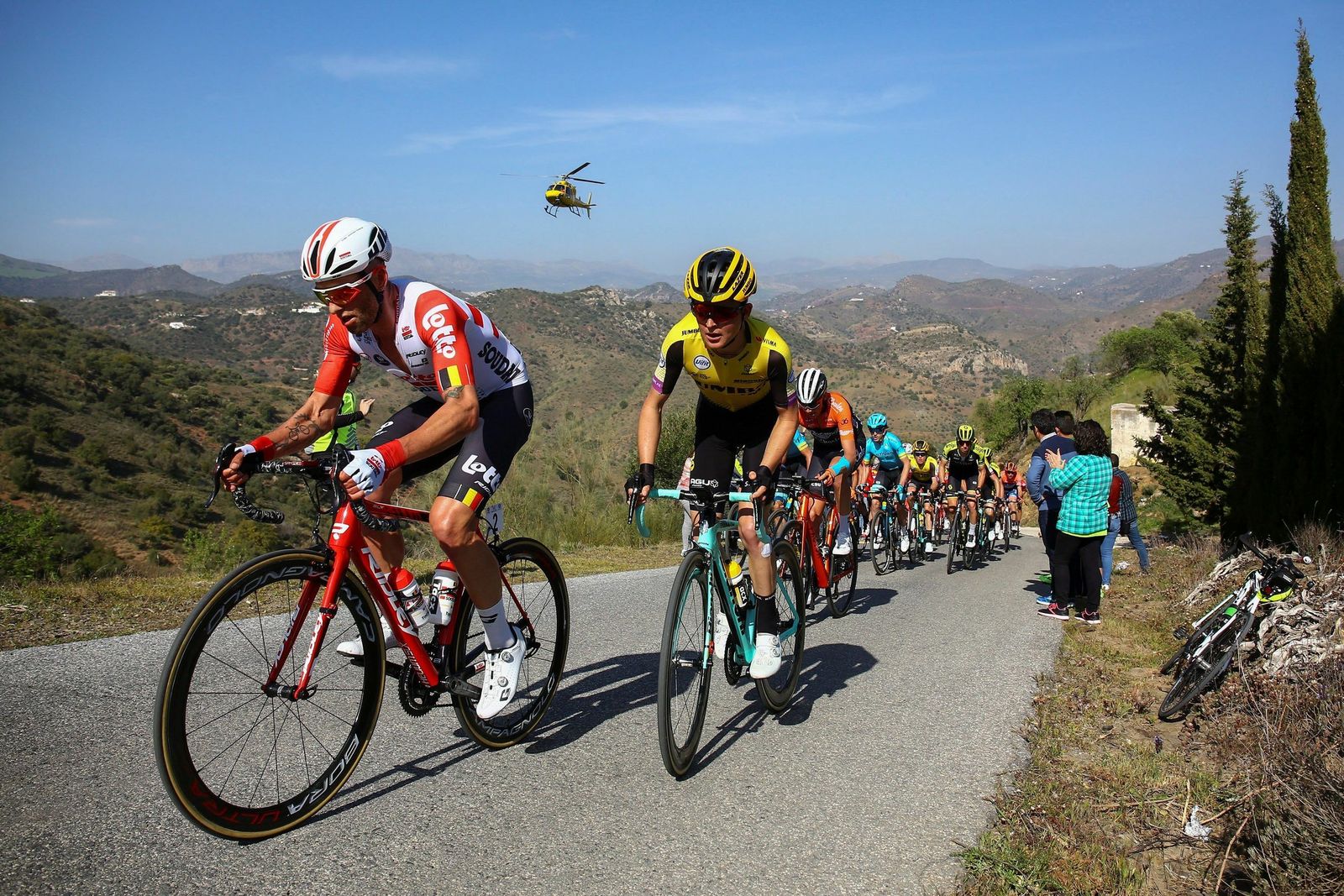 Etapa de la última Vuelta a Andalucía, con final en Alhaurín de la Torre.