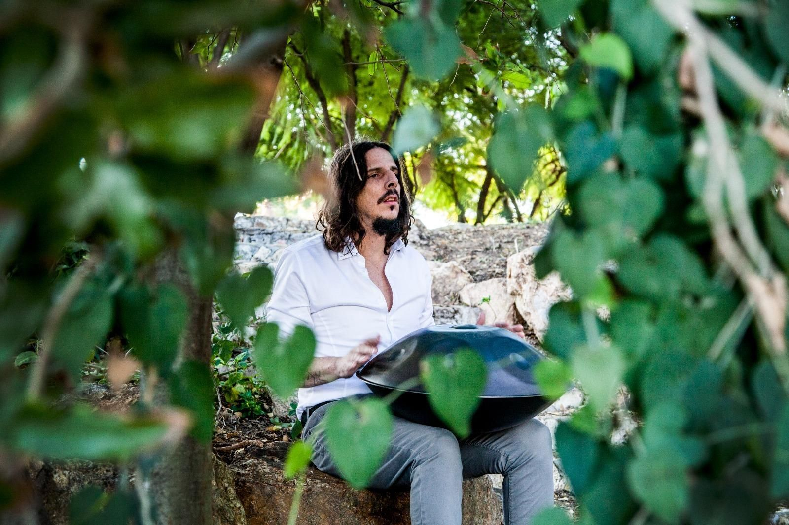 El percusionista Javier Prieto.