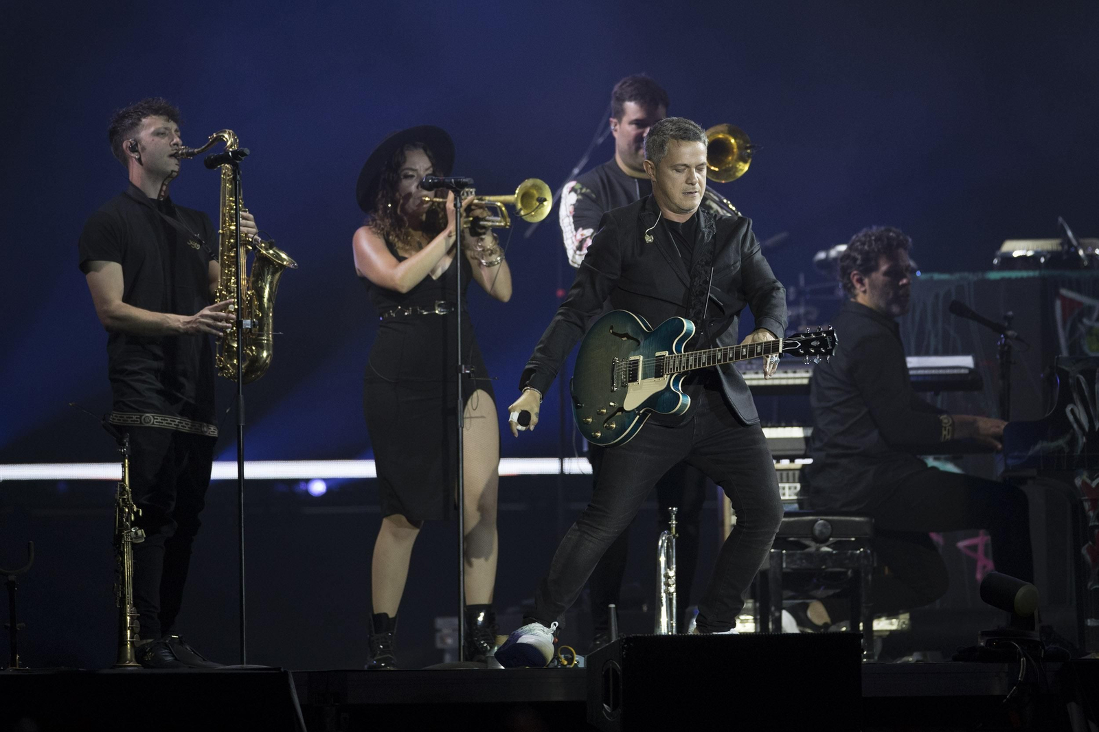 Las imágenes del concierto de Alejandro Sanz
