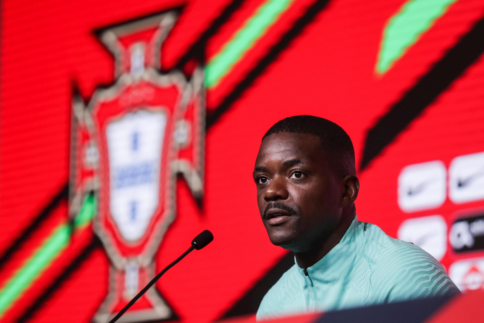 William Carvalho, en la conferencia de prensa.