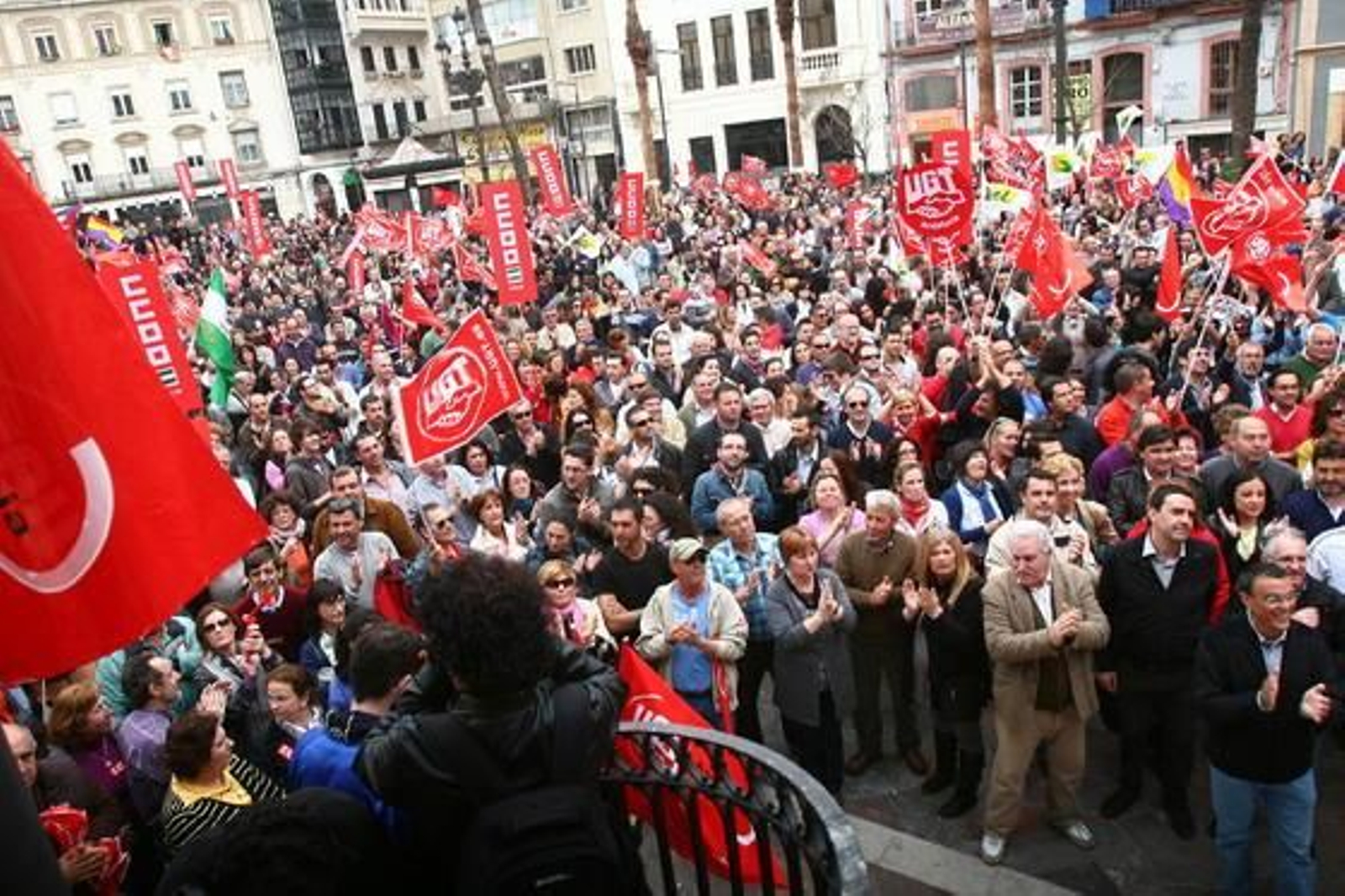 Las imágenes de la huelga general en Huelva