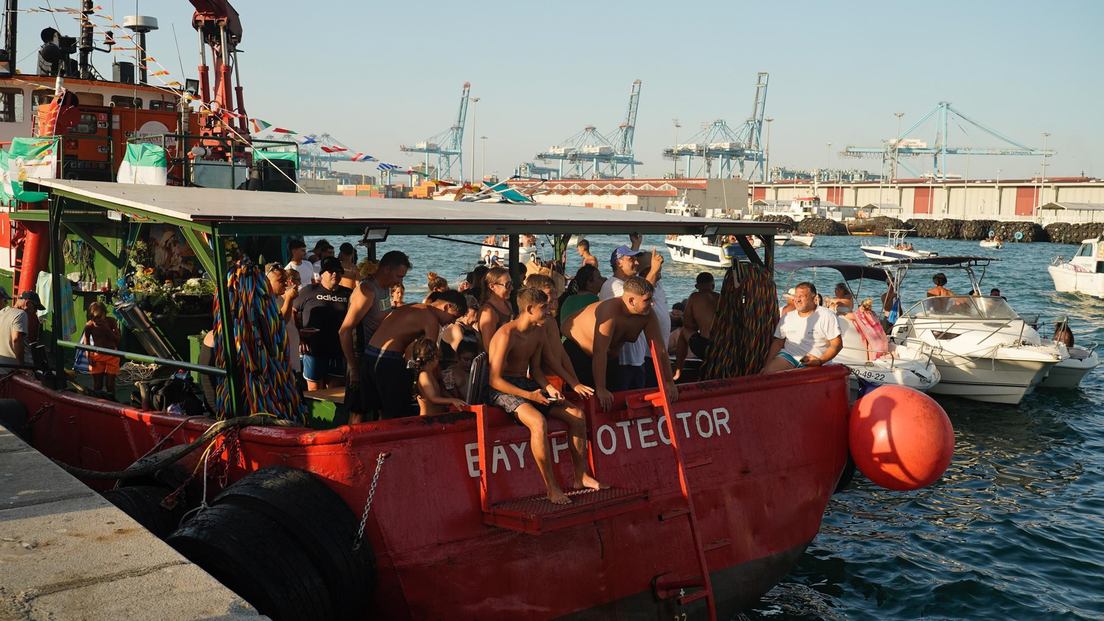 Fotos de la procesión de la Virgen del Carmen en Algeciras