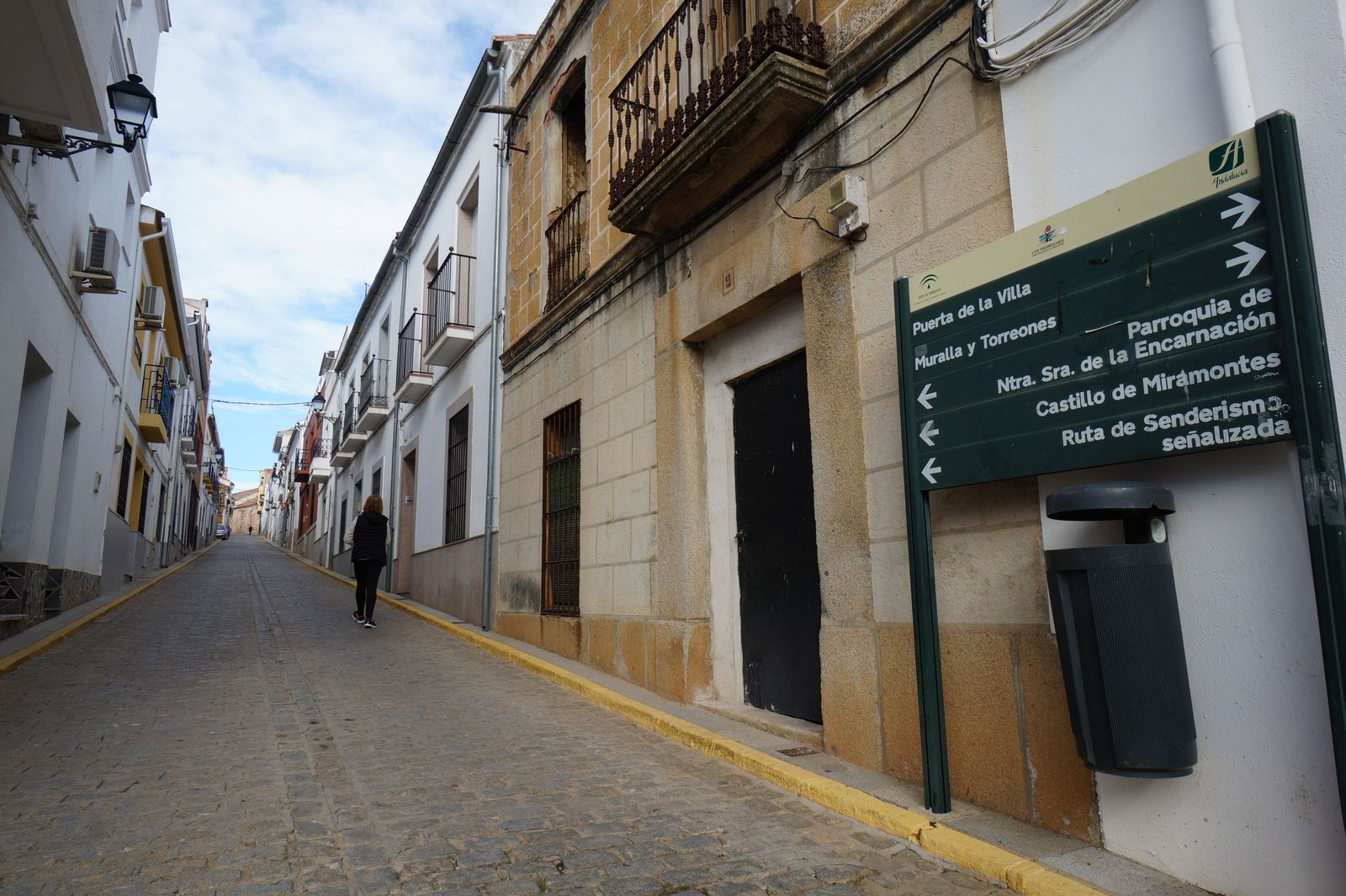Una calle de Santa Eufemia.