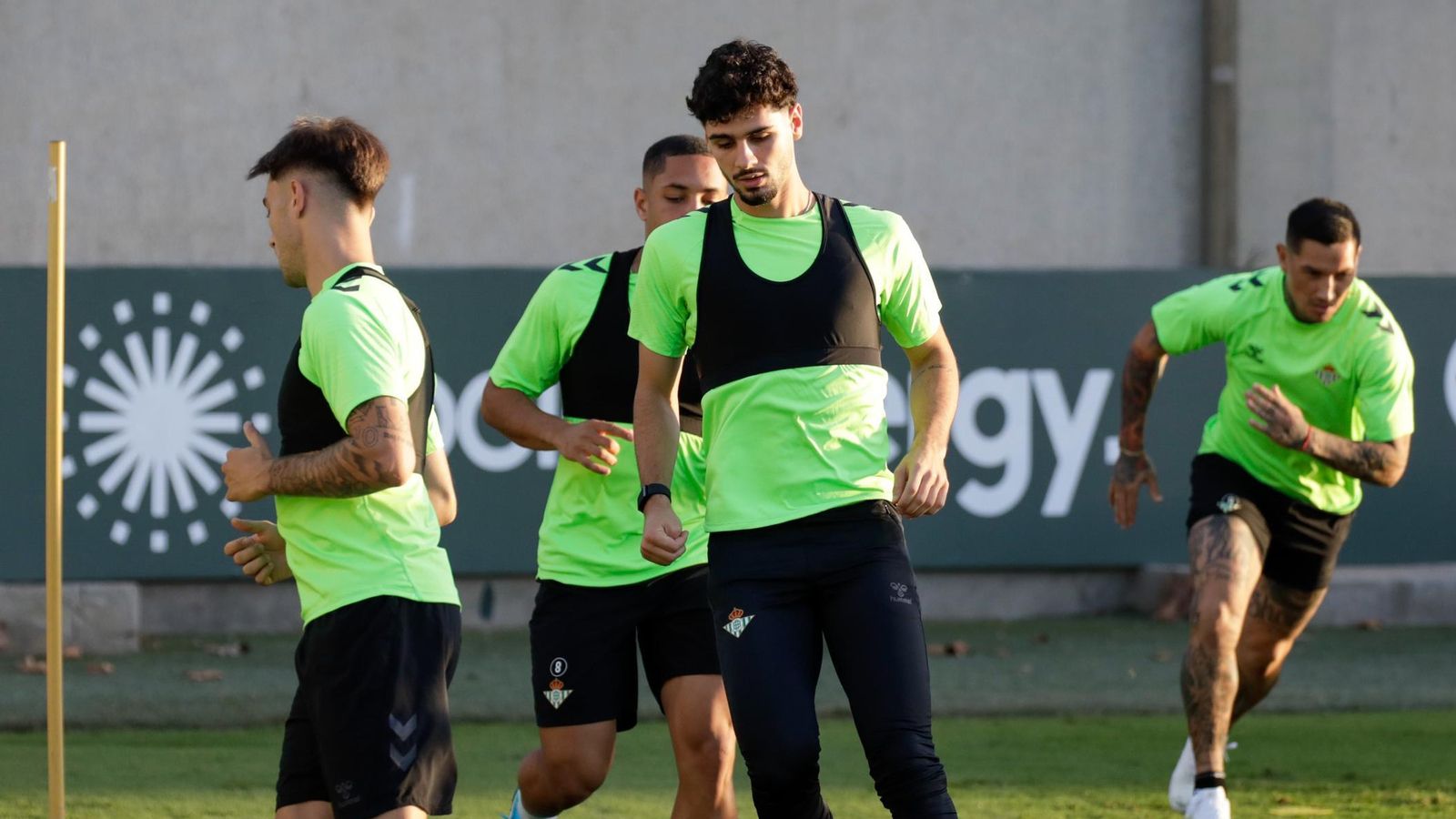 Johnny Cardoso, en un entrenamiento reciente.