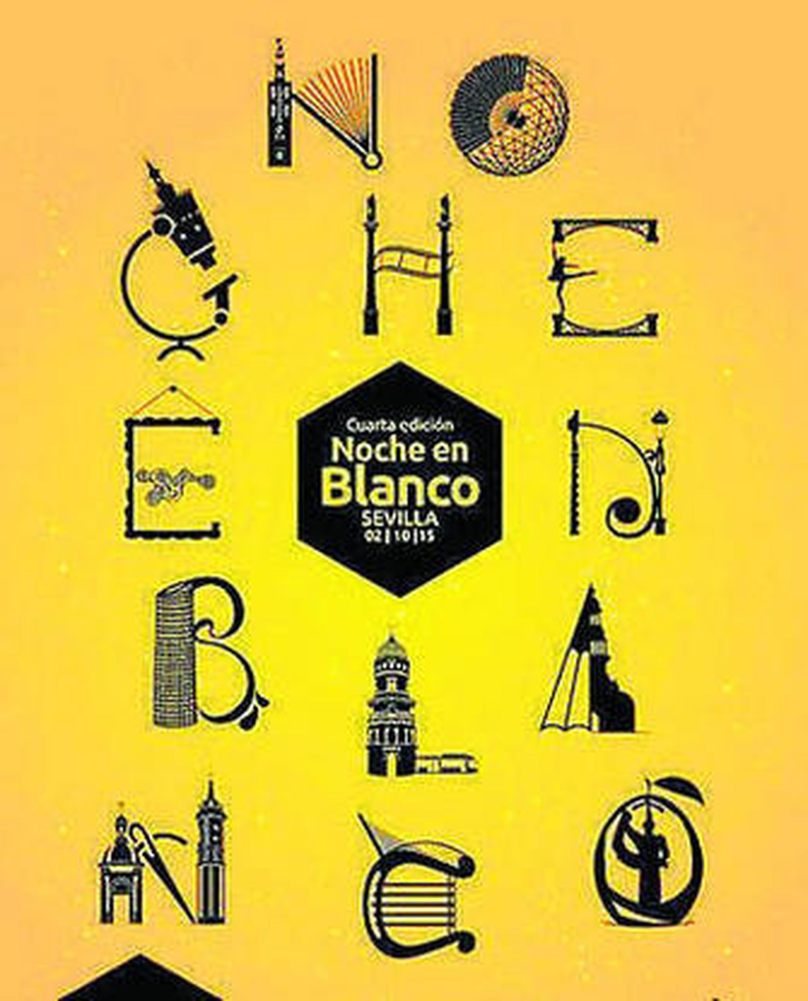 Cartel de la Noche en Blanco.