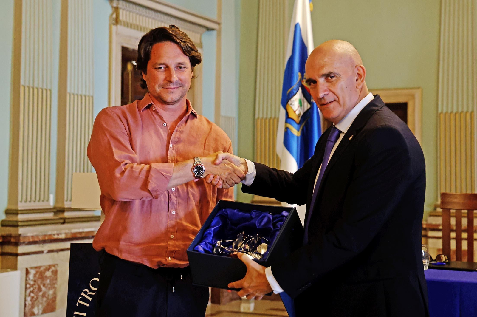 Nardy Lafuente pregona el LVI Trofeo Colombino, en imágenes