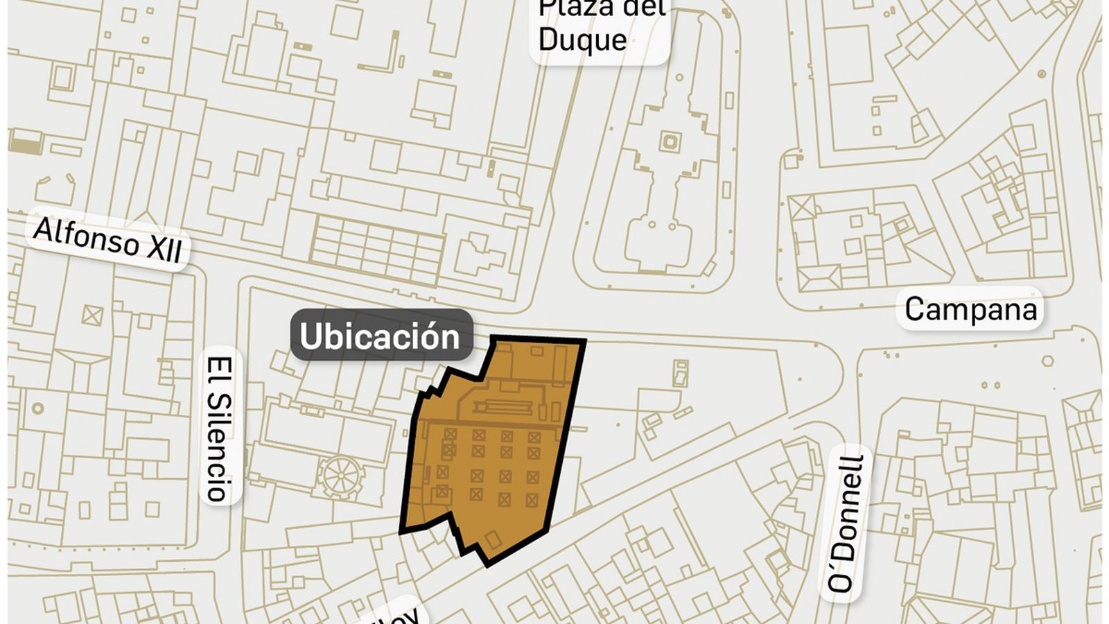 Ubicación del inmueble. Fuente: elaboración propia.