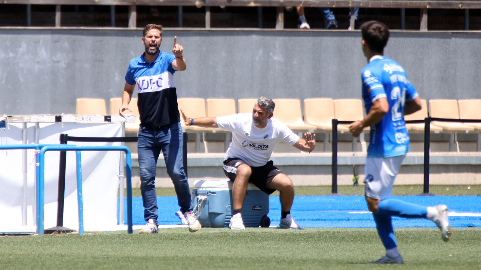 Último partido de liga del Xerez DFC - CD Pozoblanco en Chapín