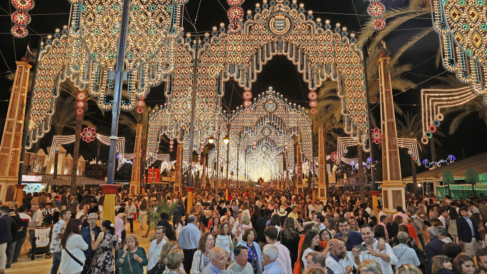 Sábado de Feria y alumbrado en Jerez