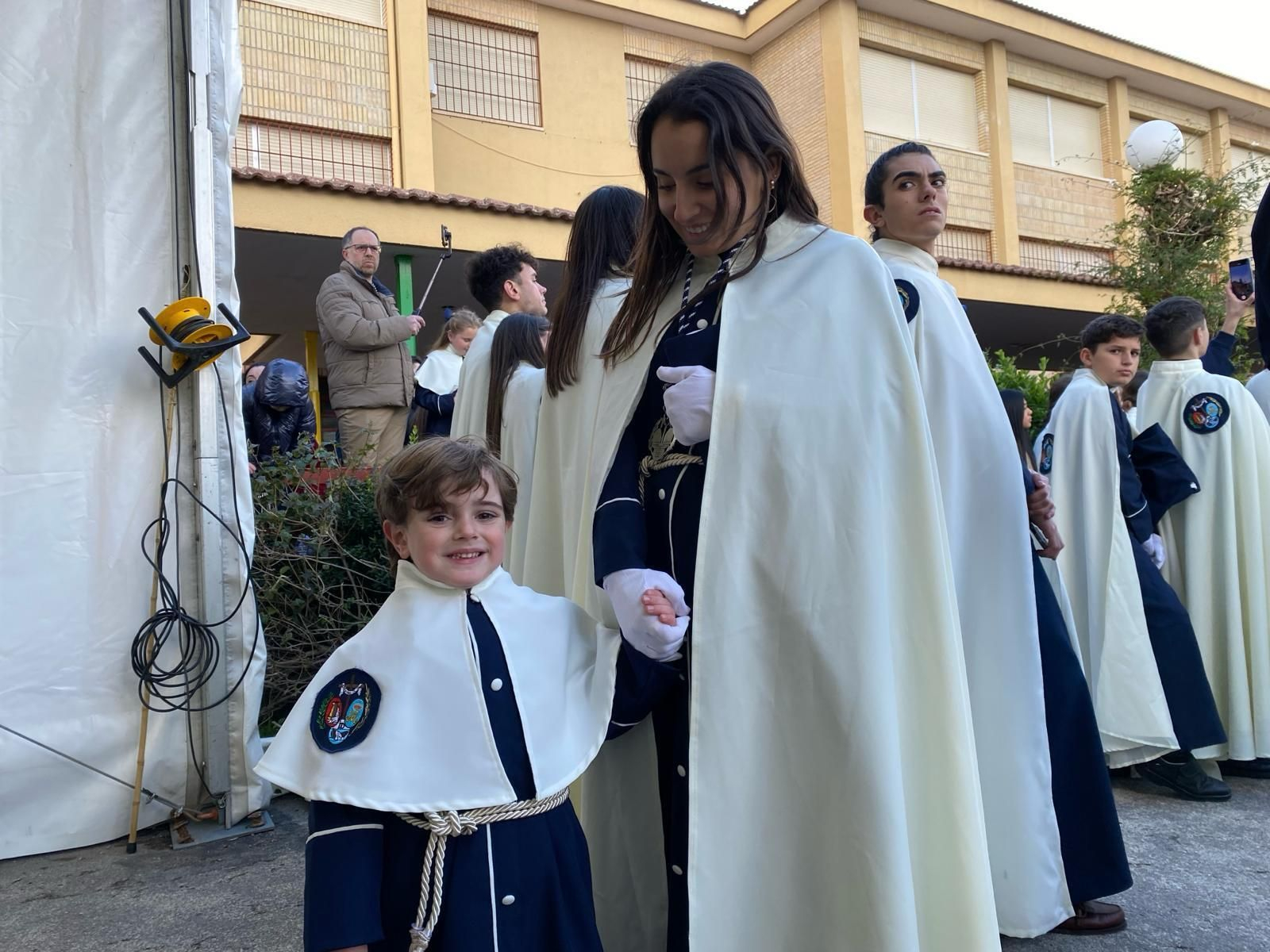 En imágenes: Divino Maestro cancela su estación de penitencia