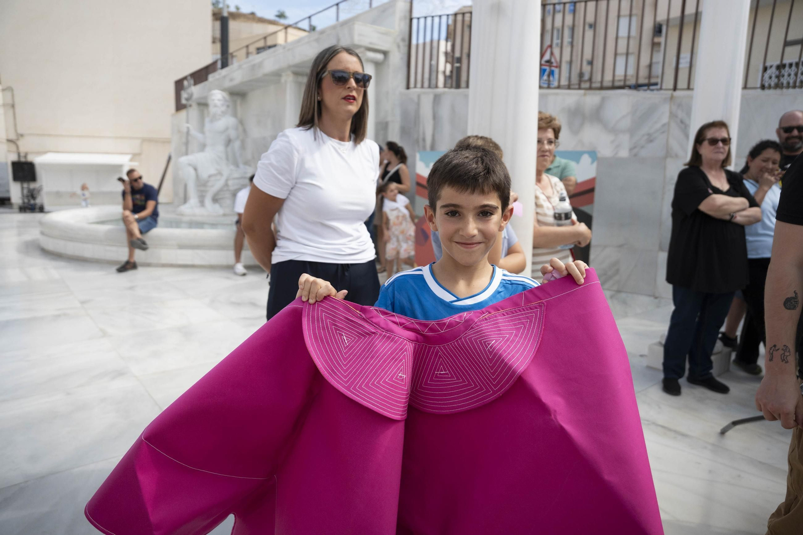 Las imágenes del taller de toros para niños y toro mecánico en Macael