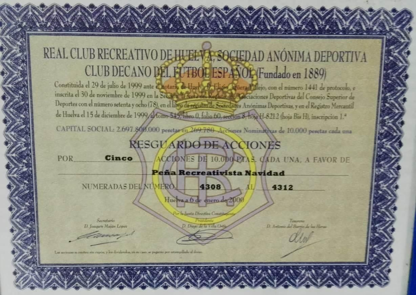 Imágenes de los 50 años de vida de la peña recreativista Navidad