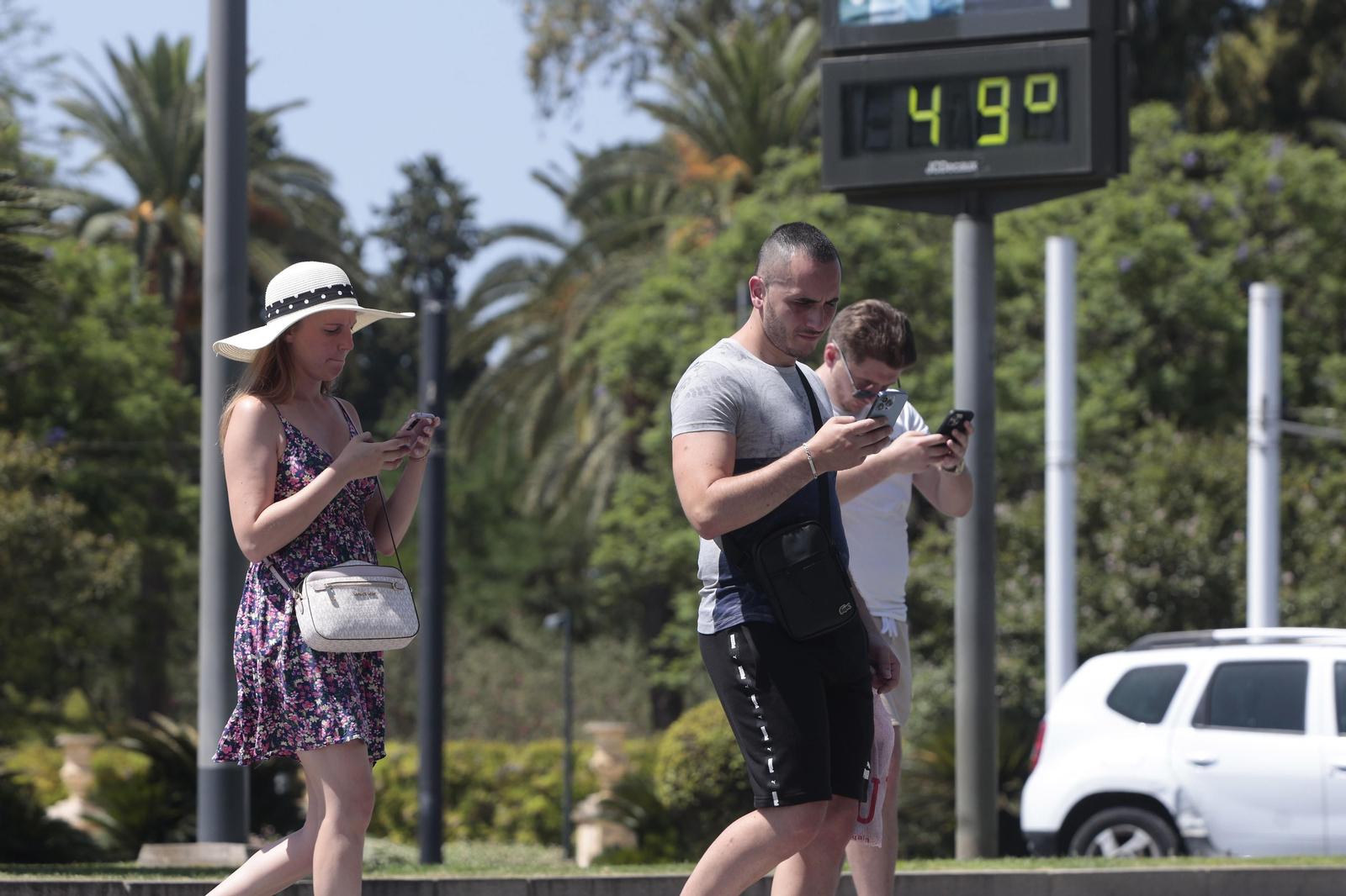 Imágenes de la ola de calor en Sevilla