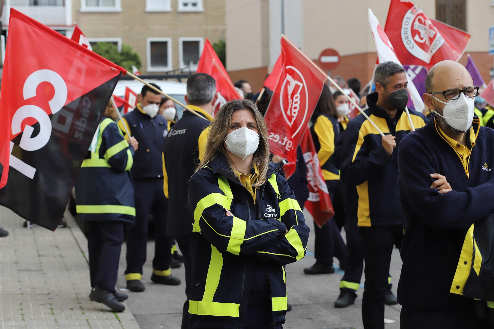 Manifestación de correos