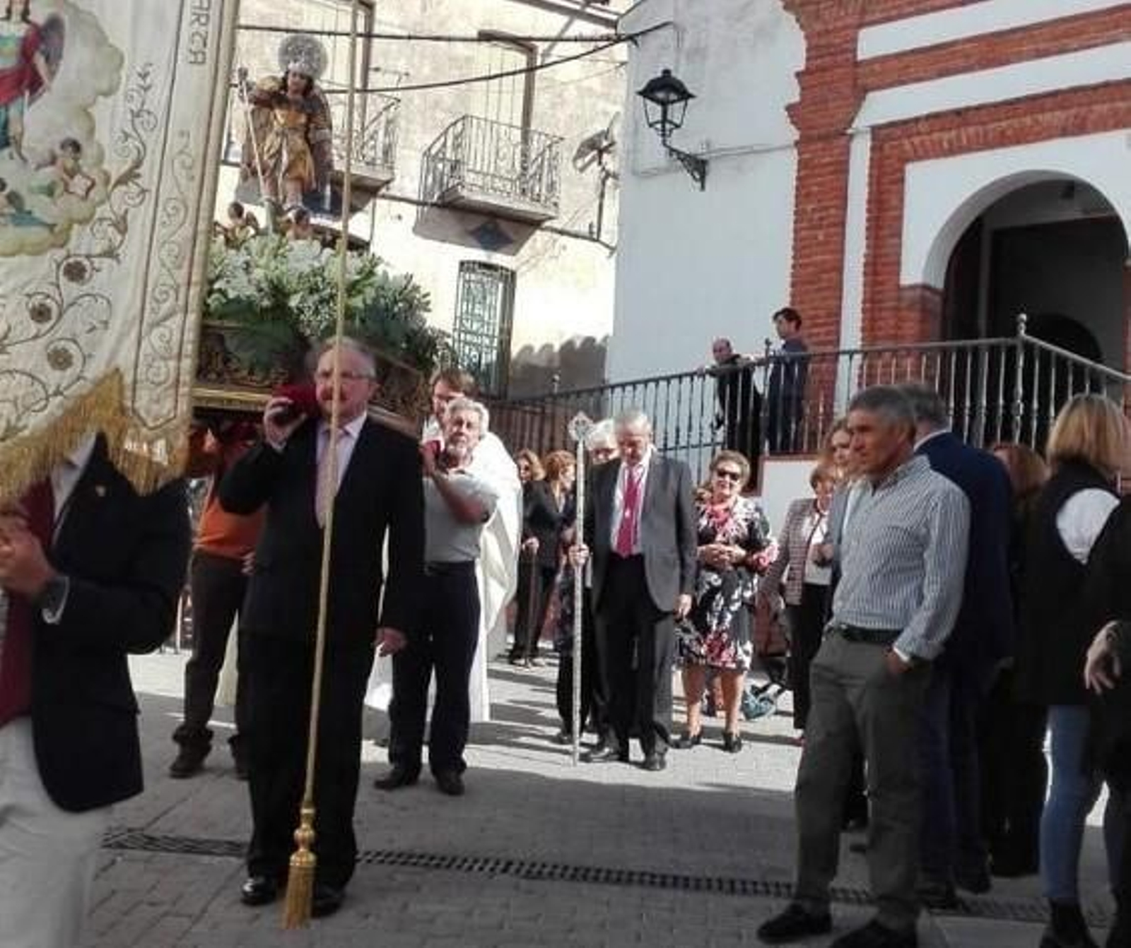 La procesión de San Rafael en Villaharta, en fotografías
