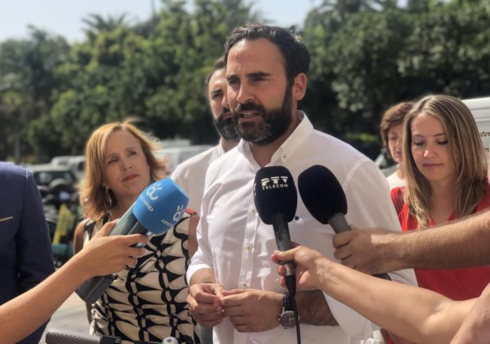 Daniel Pérez, portavoz del PSOE en el Ayuntamiento de Málaga.