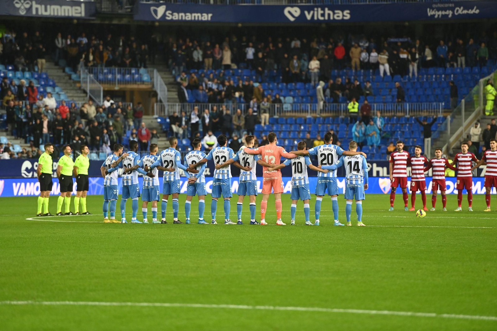 El Málaga CF - Granada CF, en fotos