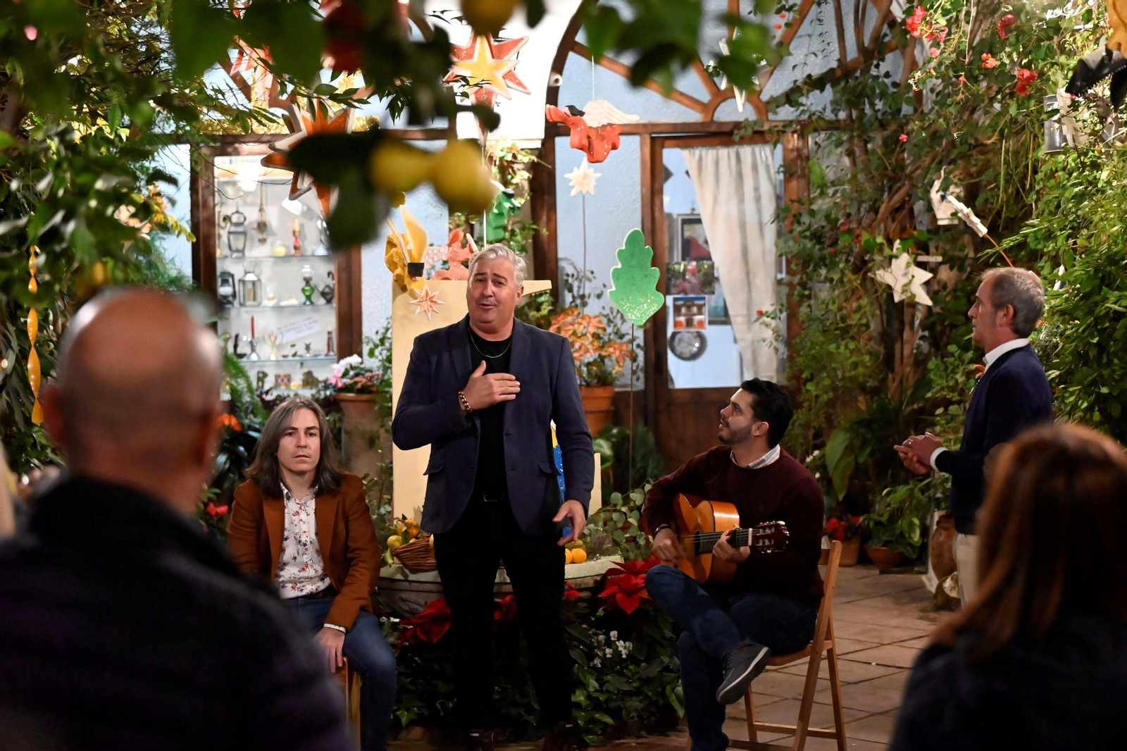 Actuación flamenca en el patio de La Palma, 3 durante la cita del pasado año