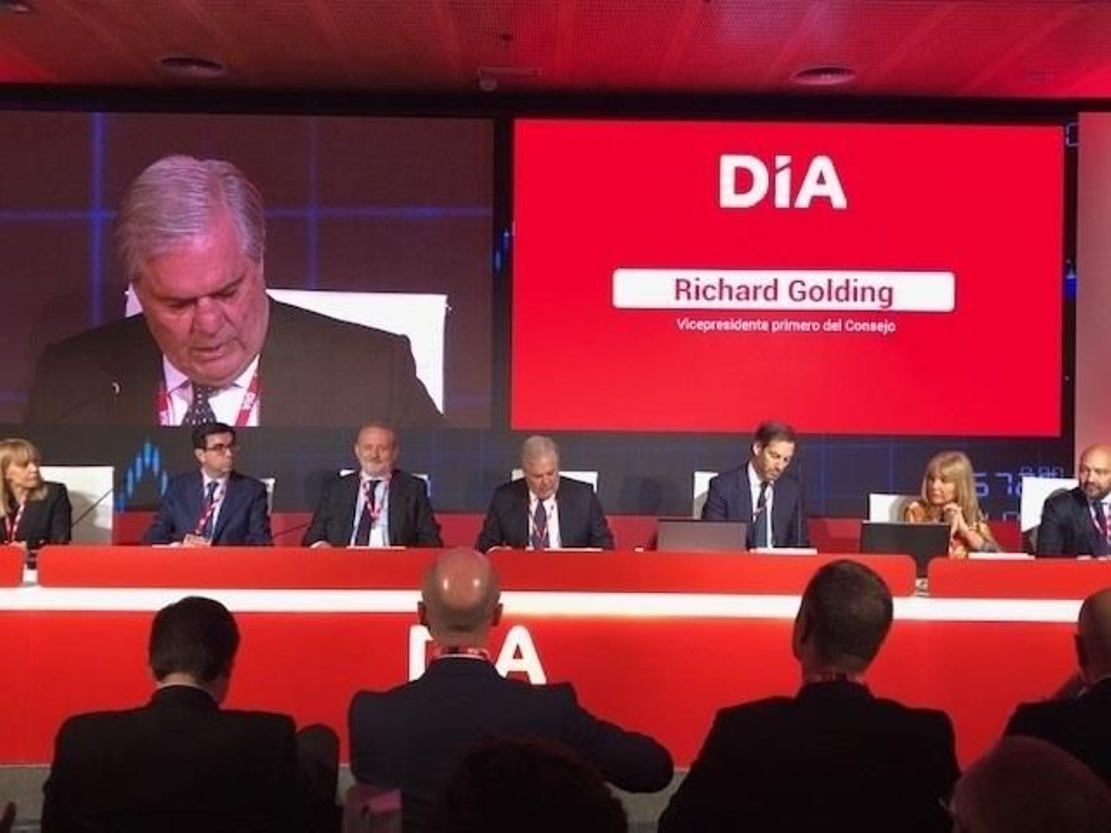 La junta de accionistas de Dia celebrada hoy.