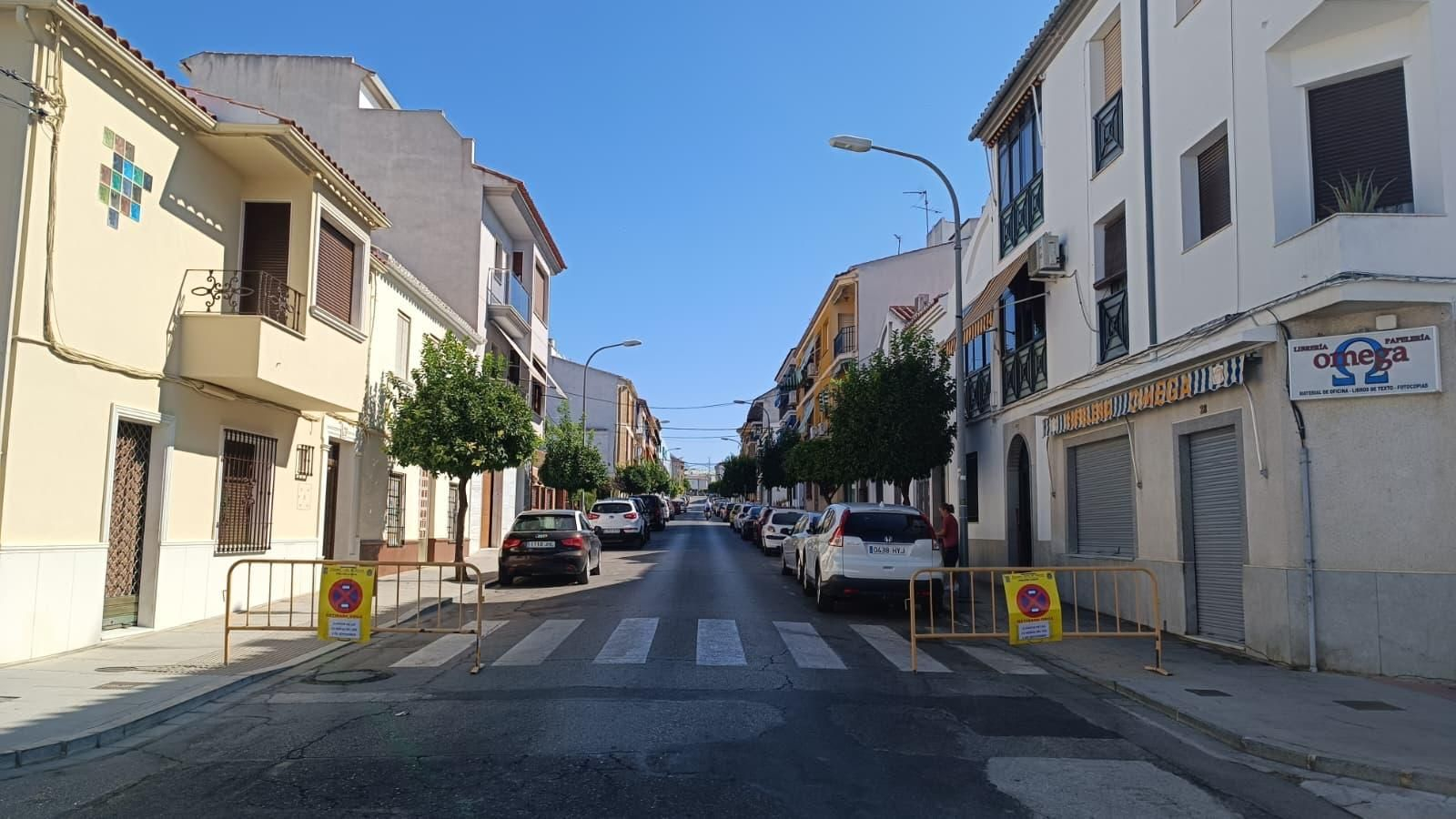 Calle Catedrático Alcalá Santaella de Baena.