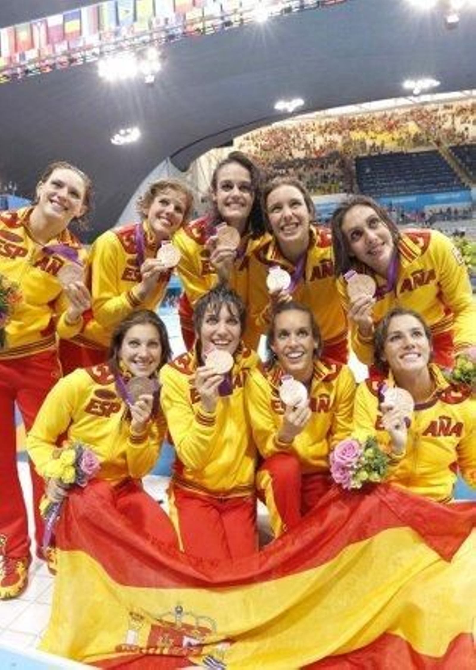 La sincronizada española se queda en medalla de bronce