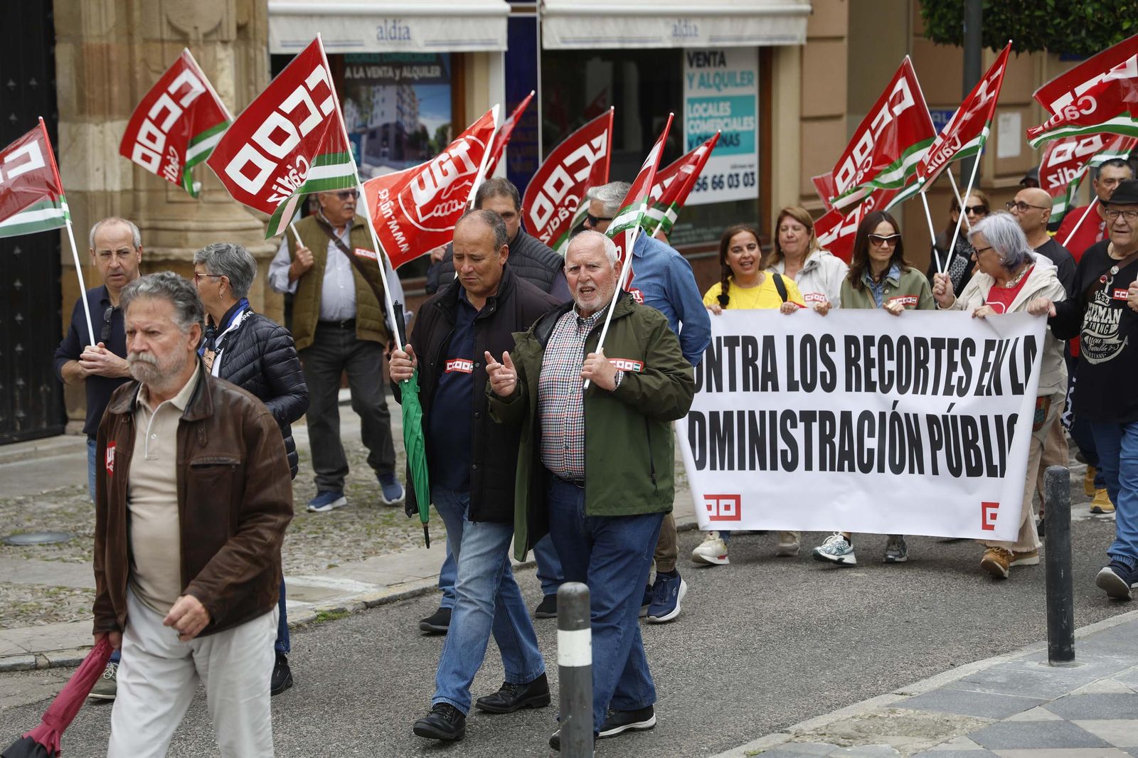 Fotos de la manifestación del Primero de Mayo en Algeciras