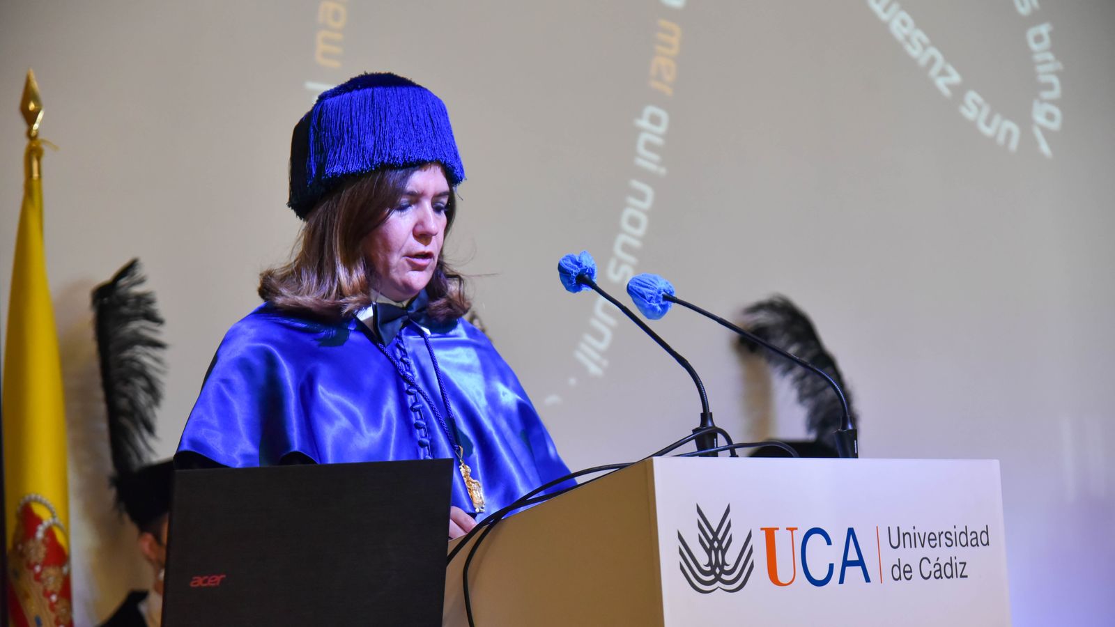 Carmen Garrido ofrece la Lección Inaugural.