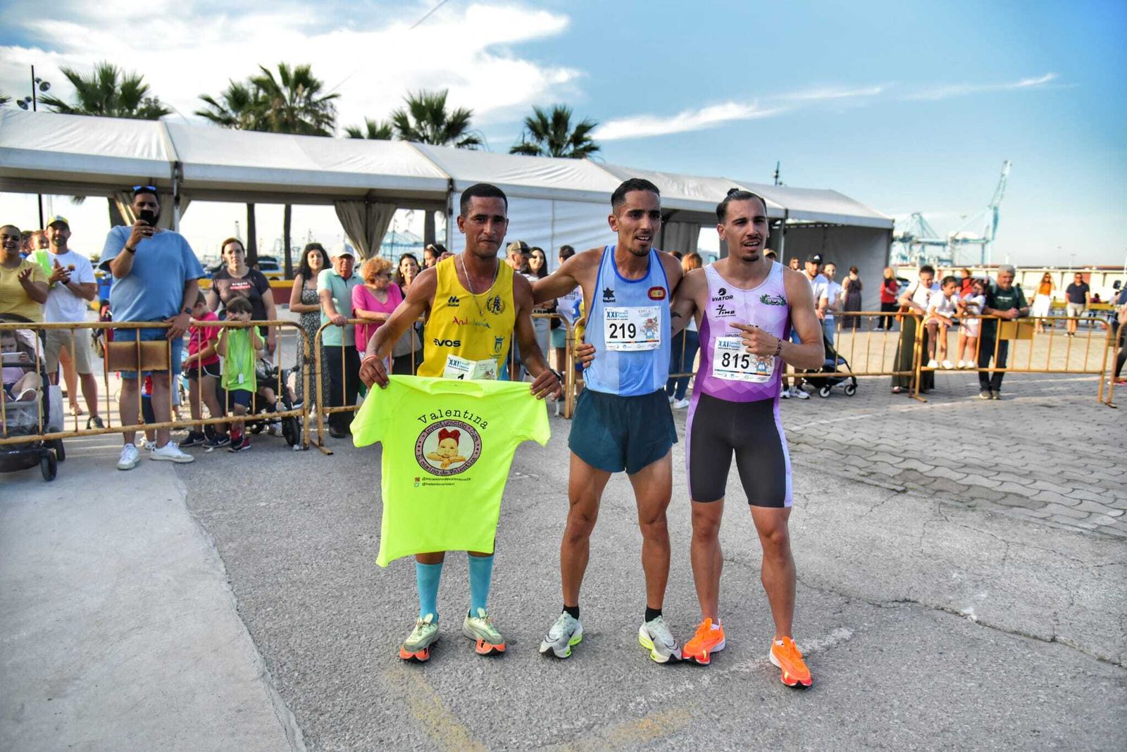 Sabili, Koula y Serrano, el podio de la prueba masculina