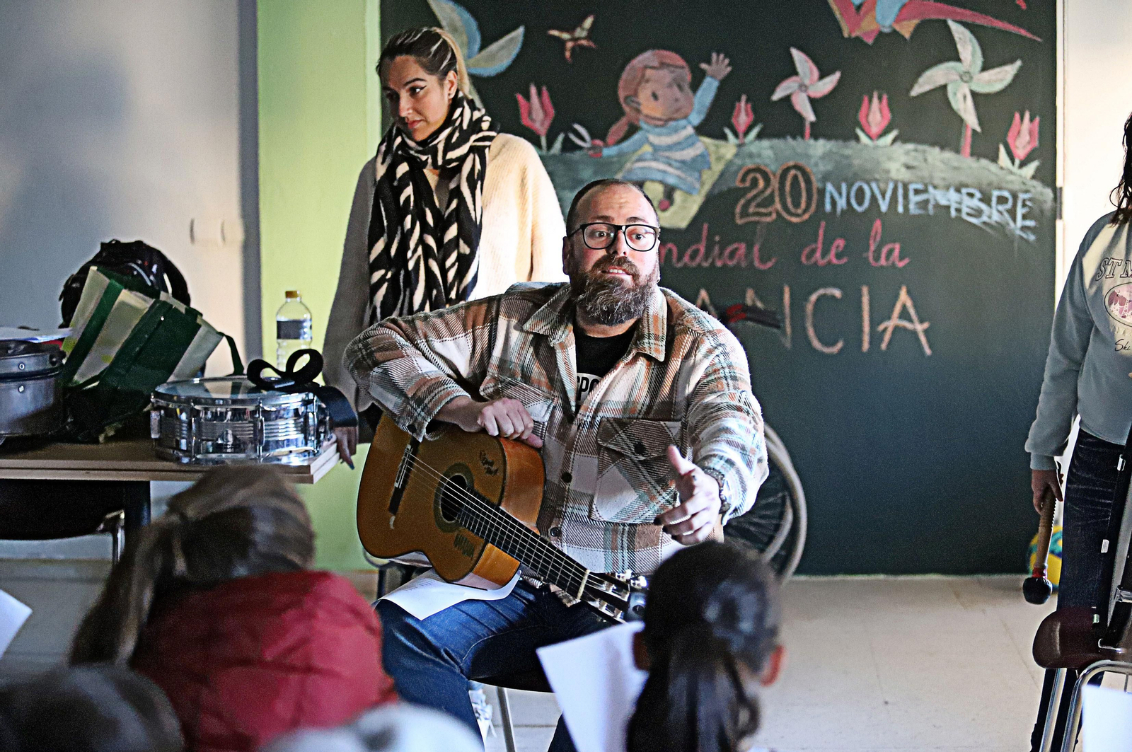 Imágenes del aula de Carnaval del Colegio de la Hispanidad