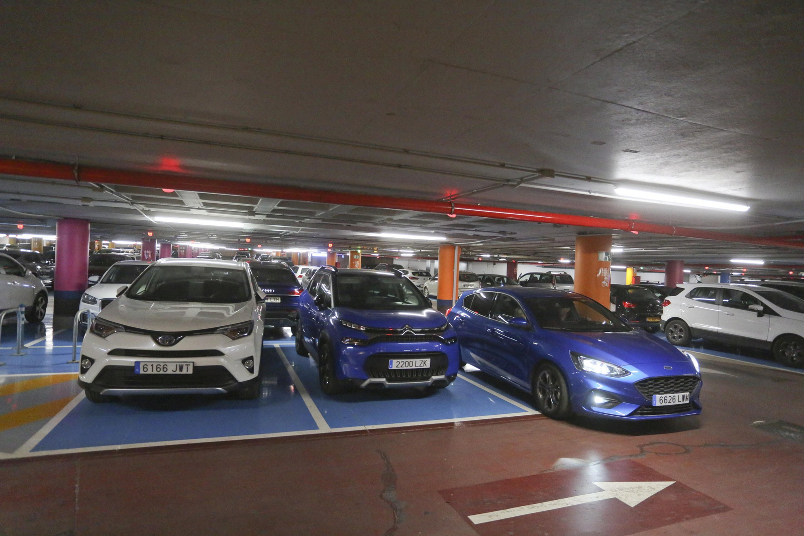 El parking de La Marina, gestionado por Smassa.