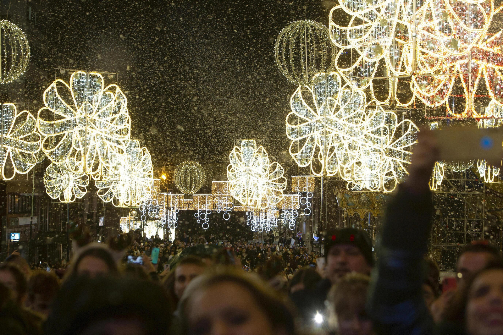 Alumbrado navideño de la ciudad de Vigo. Alumbrado navideño de la ciudad de Vigo.