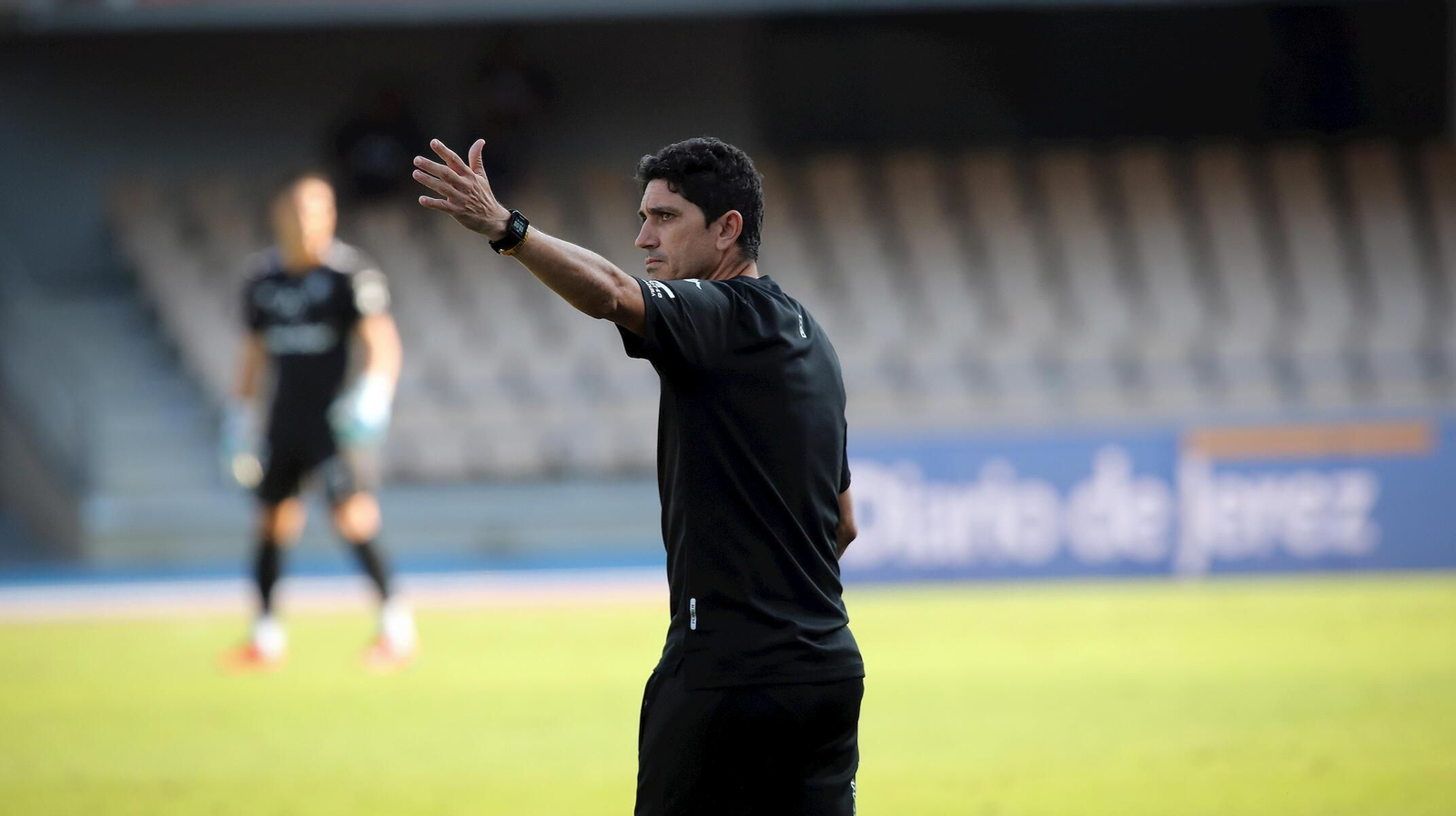 Juanma Pavón, en un partido en Chapín.