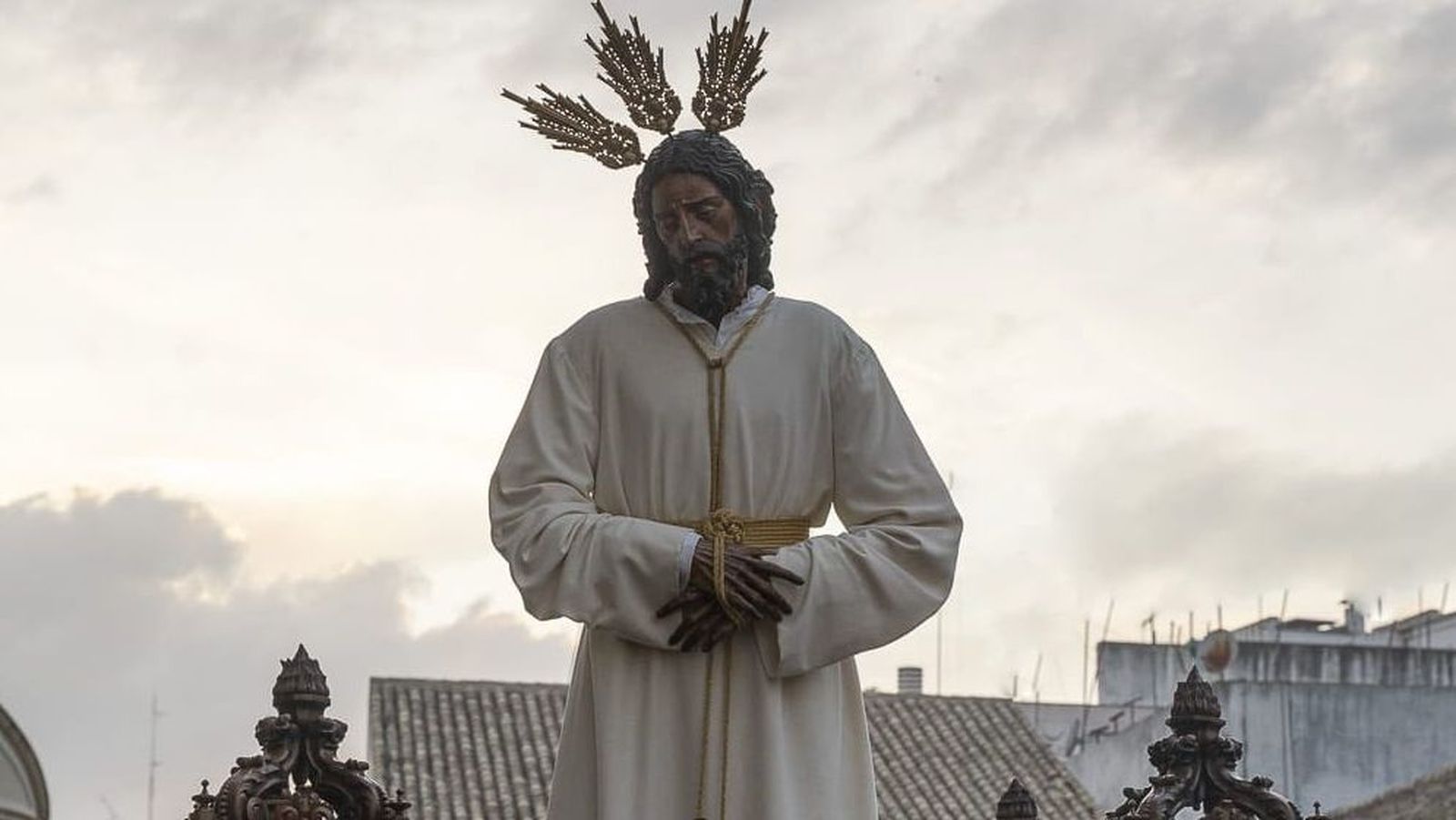 El Señor de la Sangre en procesión.