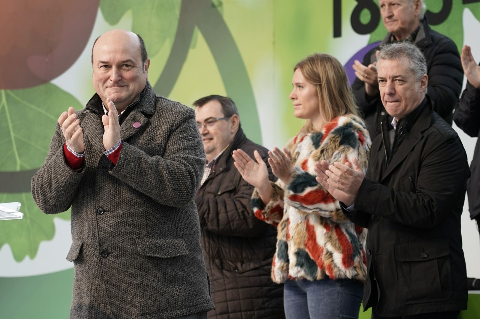 Andoni Ortuzar, presidente del PNV, este domingo