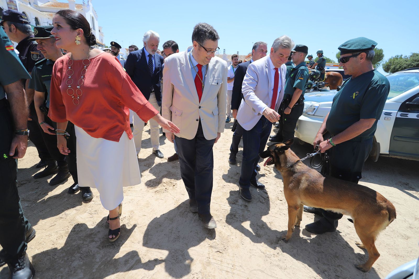 Imágenes del inicio de la Romería en la aldea almonteña